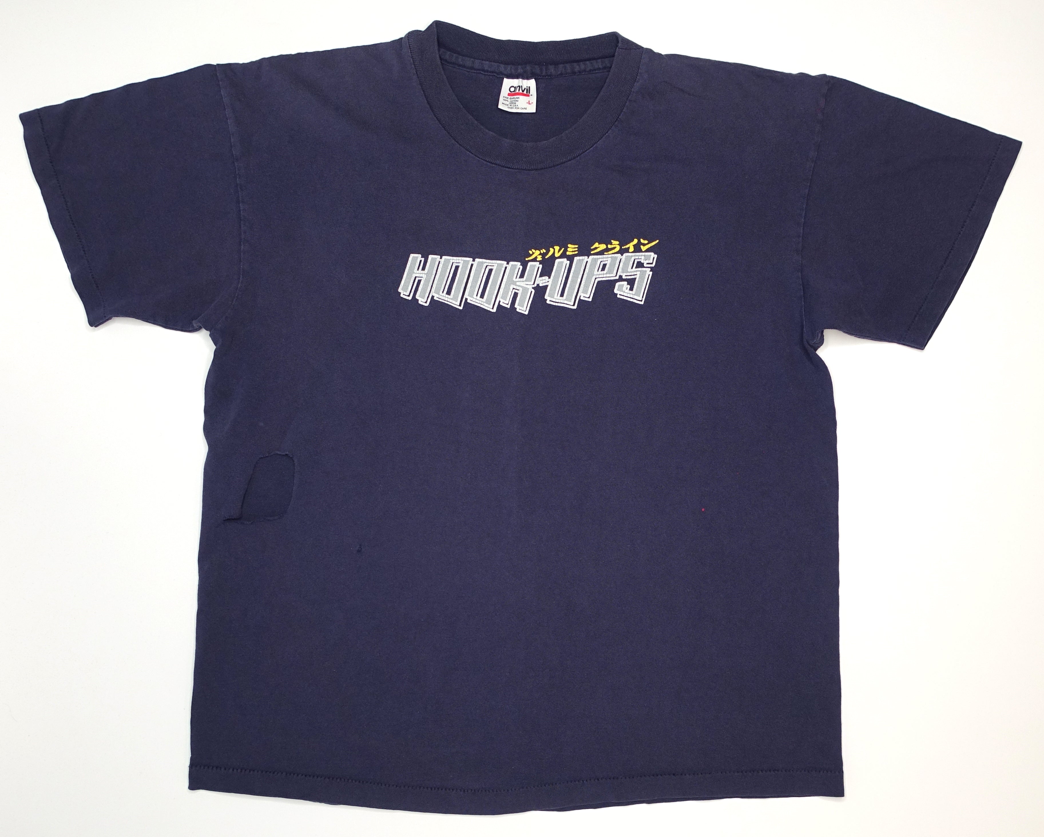 Hook-Ups Skateboards - Jeremy Klein Japanese Logo 90's Shirt Size Large