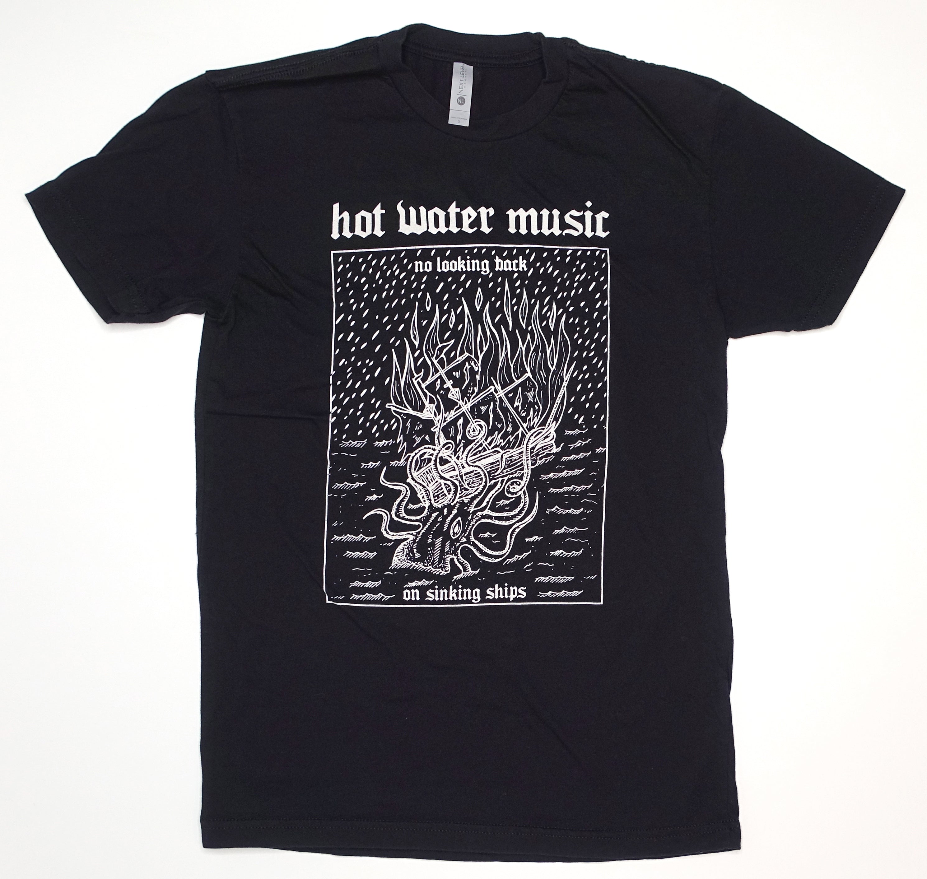 Hot Water Music - No Looking Back On Sinking Ships Tour Shirt Size Small