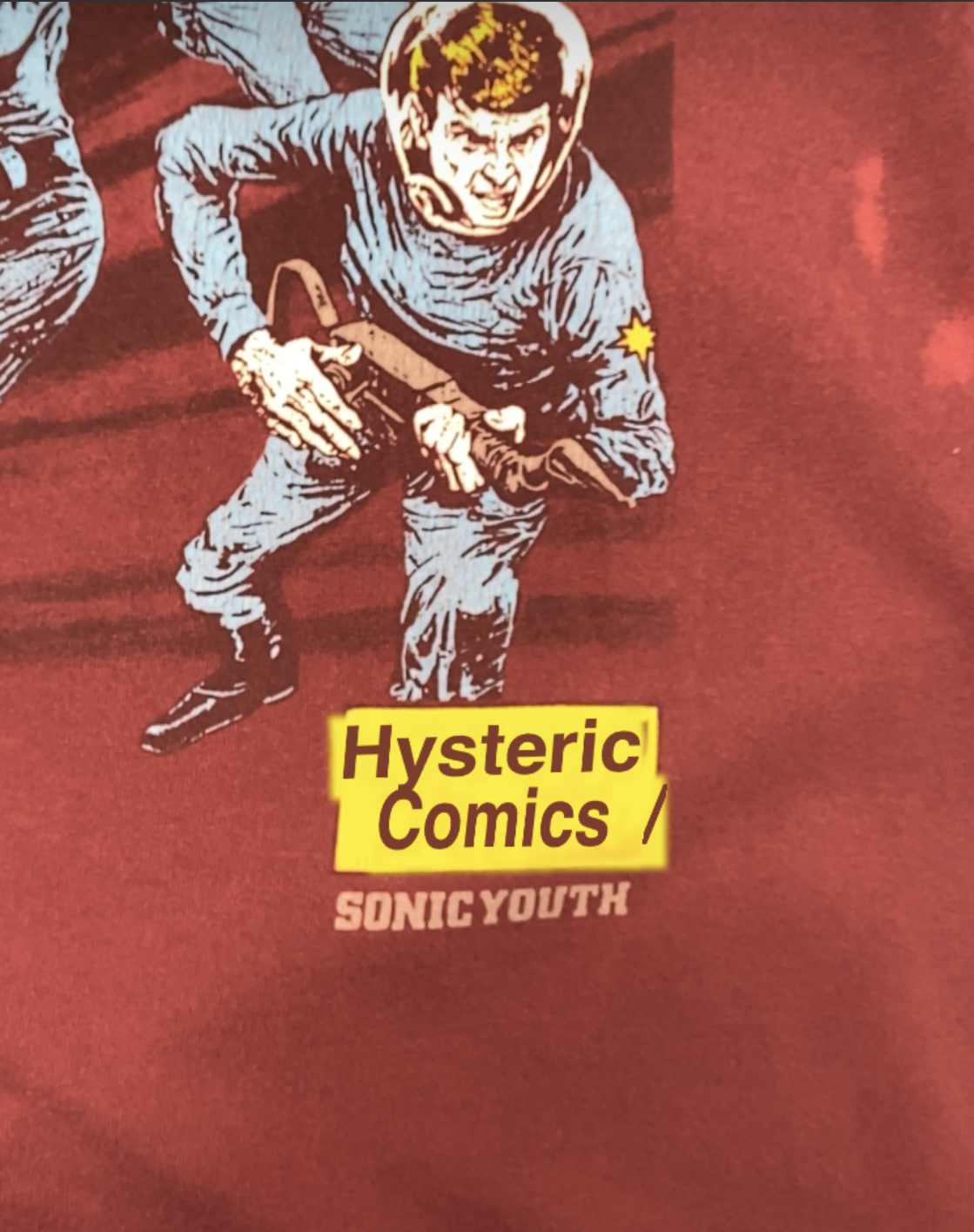 Sonic Youth - Invincible Squadron / Hysteric Comics Tour Shirt Size XL
