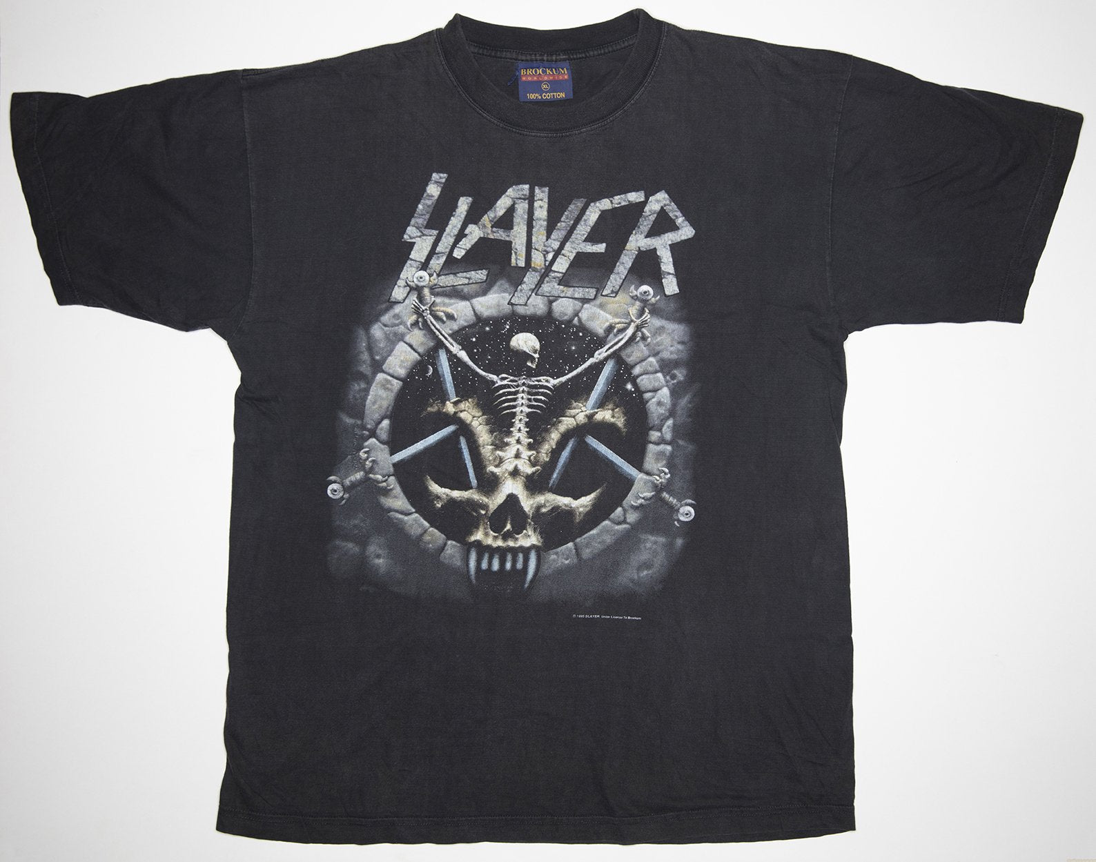 Slayer - Donington / Divine Intervention 1995 Tour Shirt Size XL