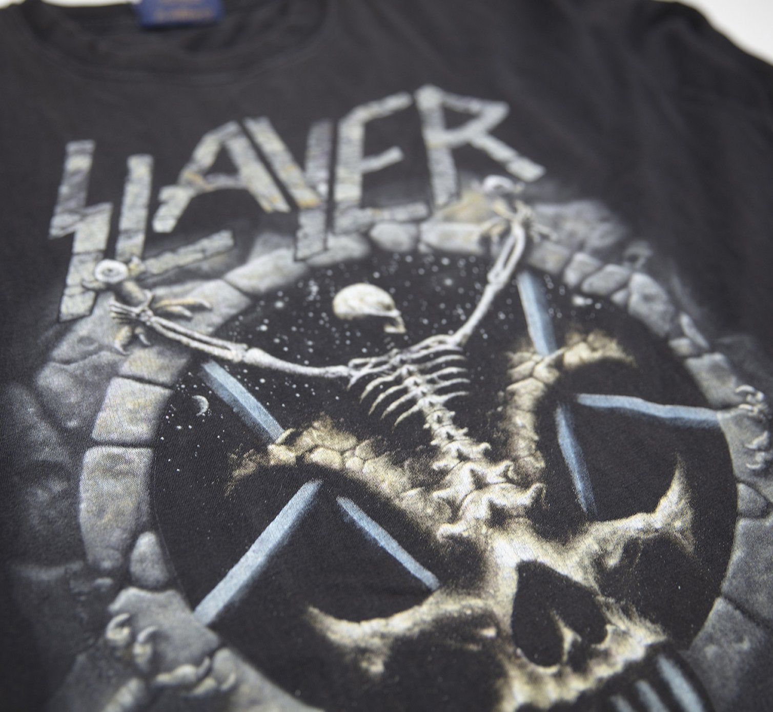 Slayer - Donington / Divine Intervention 1995 Tour Shirt Size XL