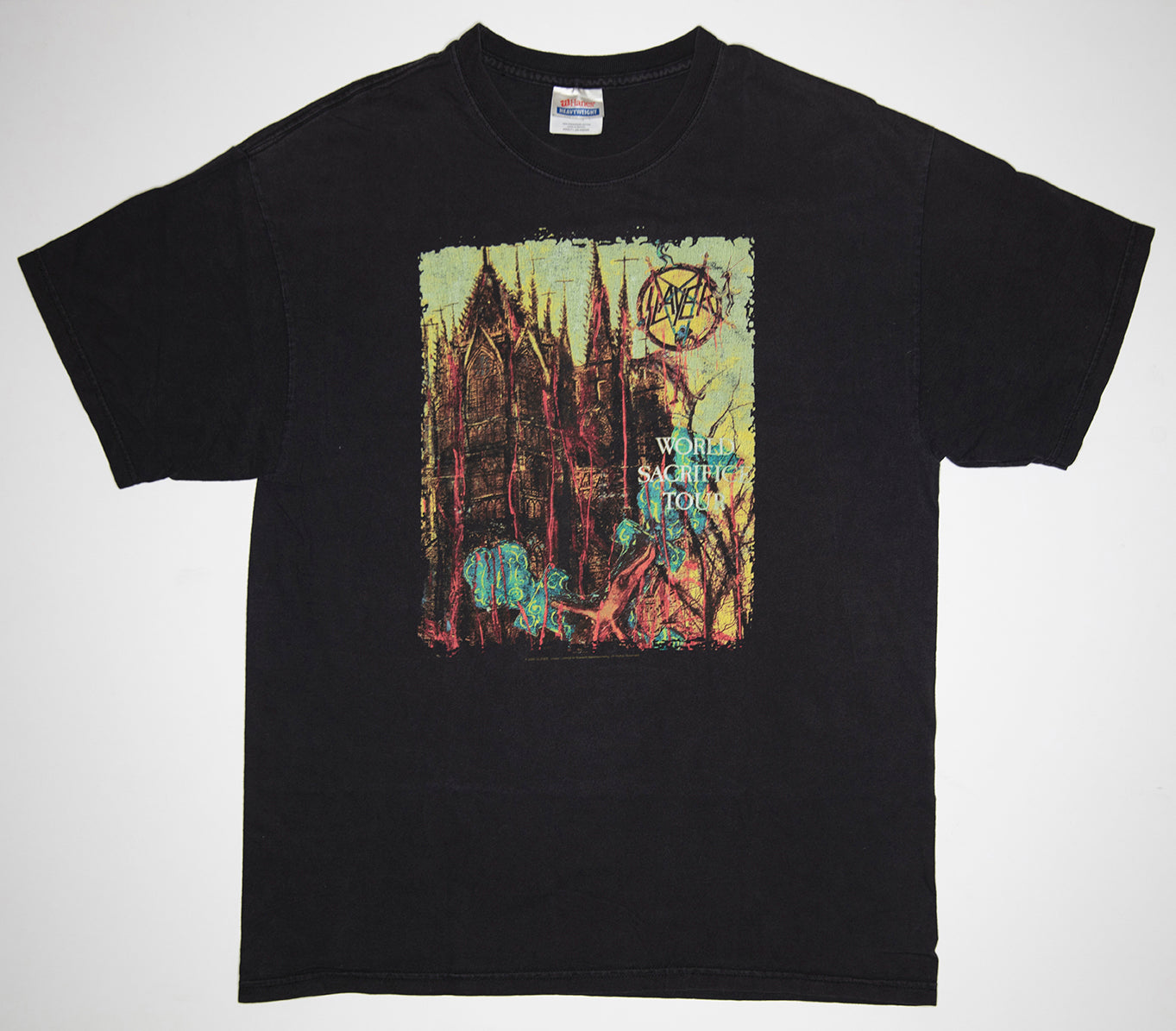Slayer - World Sacrifice Tour Shirt Size Large (2006 Reprint)