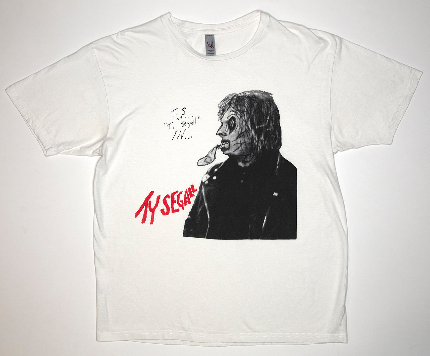 Ty Segall - T.S. As T. Segall In...Tour Shirt Size Large White