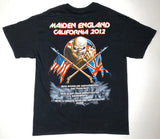 Iron Maiden - Maiden England California 2012 Tour Shirt Size Large