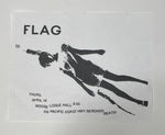 Flag - Painful Rabies Shots Tour Shirt (Bought At First Show Ever! Flyer Included) Size Large