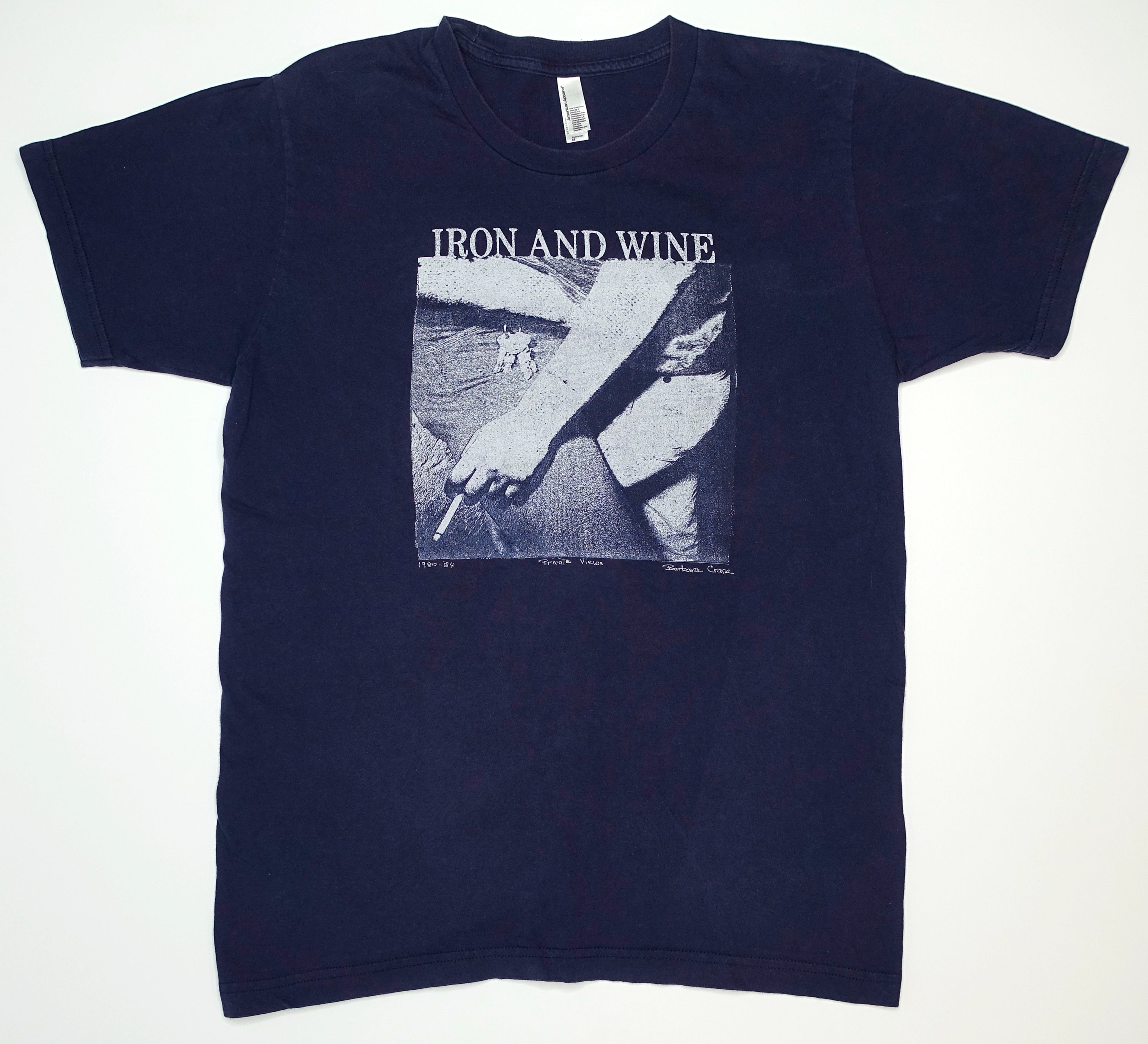 Iron & Wine - Private Views Photo Tour Shirt Size Medium