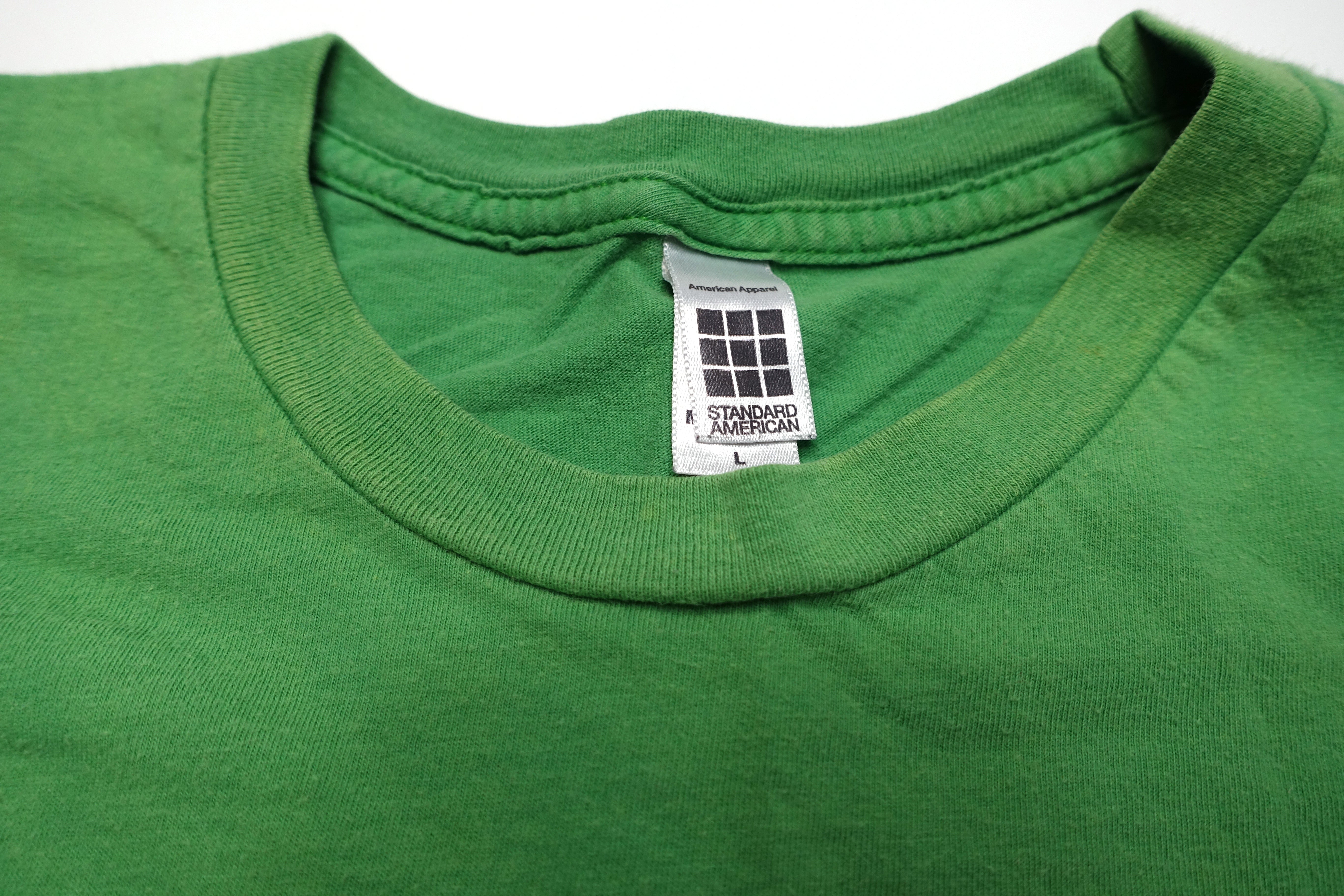 Jimmy Eat World - City Scape Sketch Tour Shirt Kelly Green Size Large