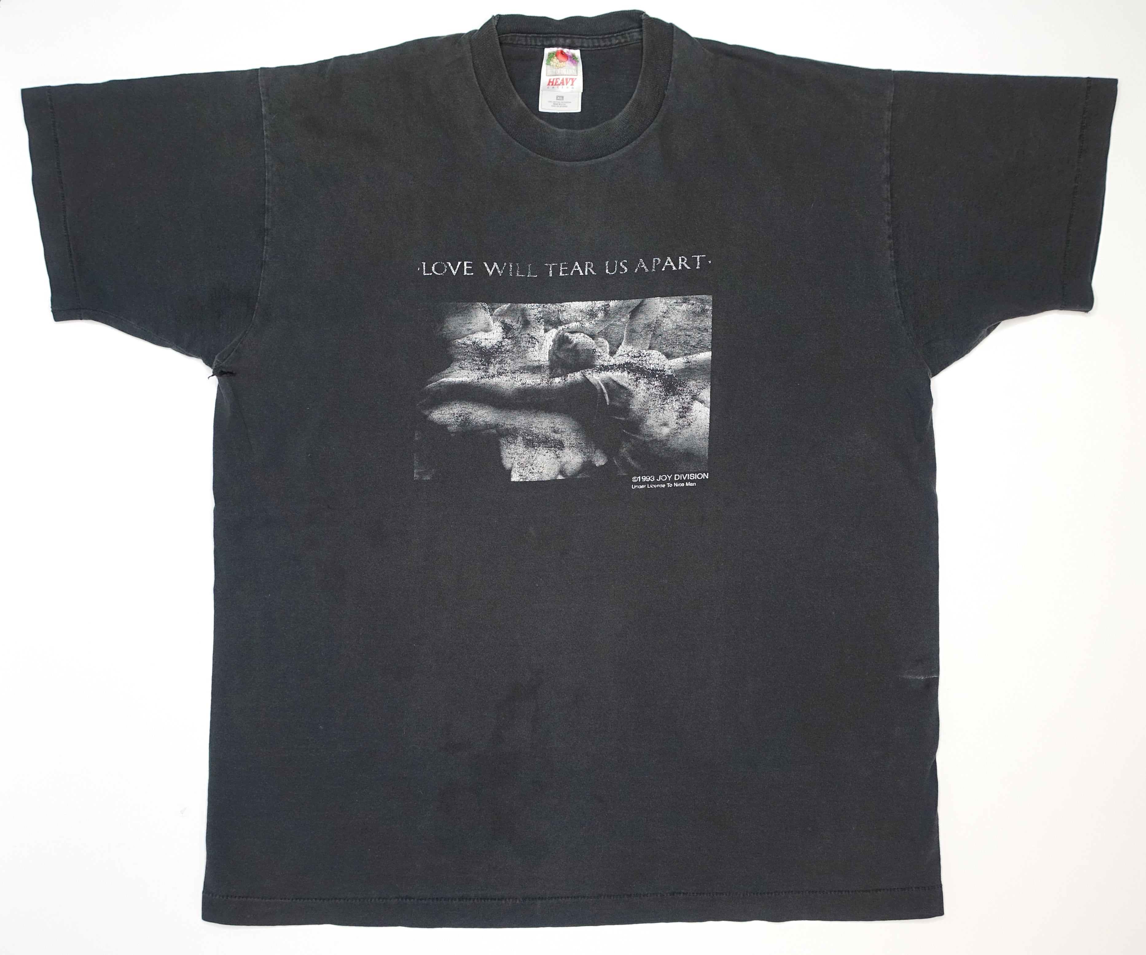 Joy Division - Love Will Tear Us Apart ©1993 to Nice Man Shirt Size XL
