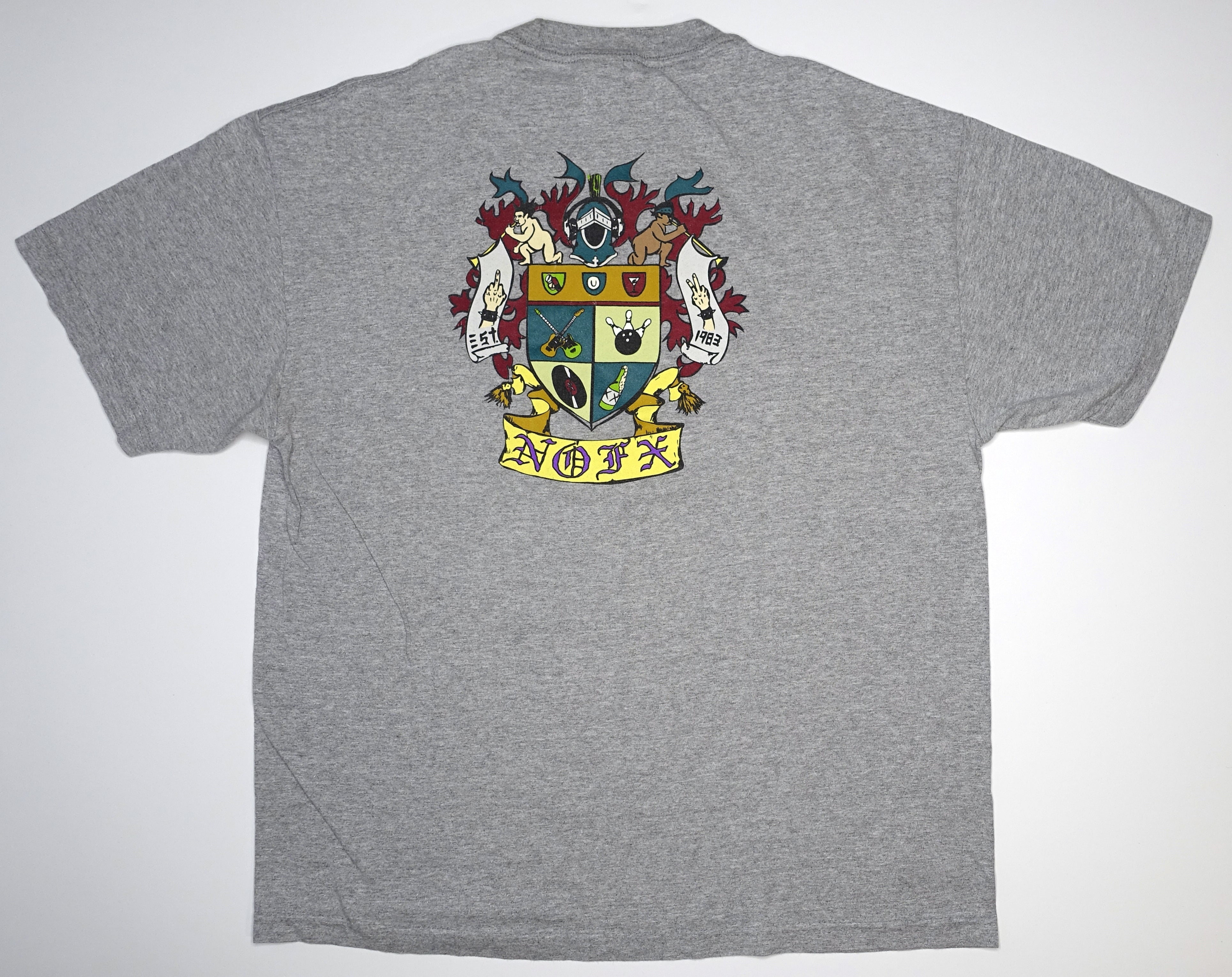 NOFX - Punk Crest / Wolves In Wolves' Clothing 2006 Tour Shirt Size XL