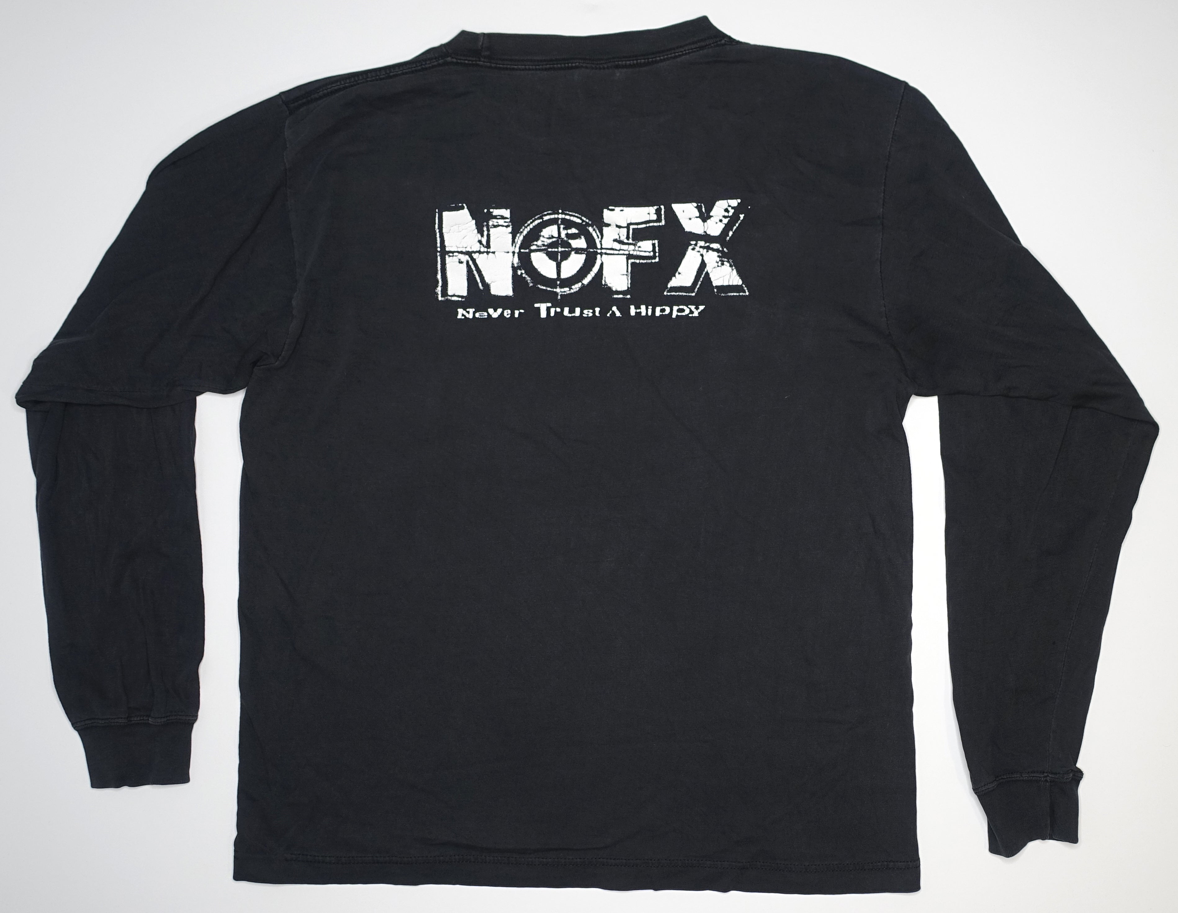NOFX - Never Trust A Hippie 2006 Long Sleeve Tour Shirt Size Large