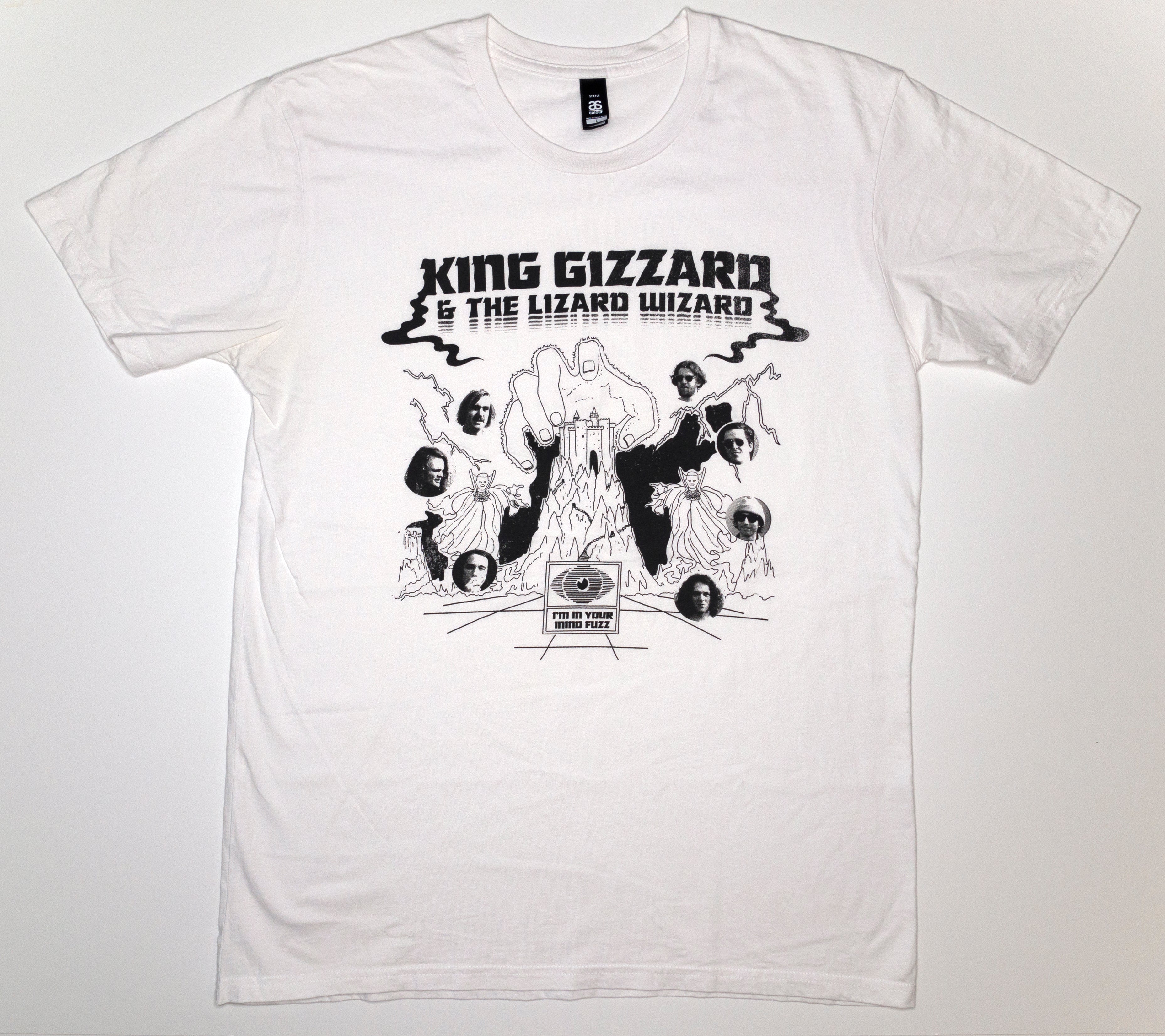 King Gizzard & The Lizazrd Wizard - Mind Fuzz Tour Shirt Size Large