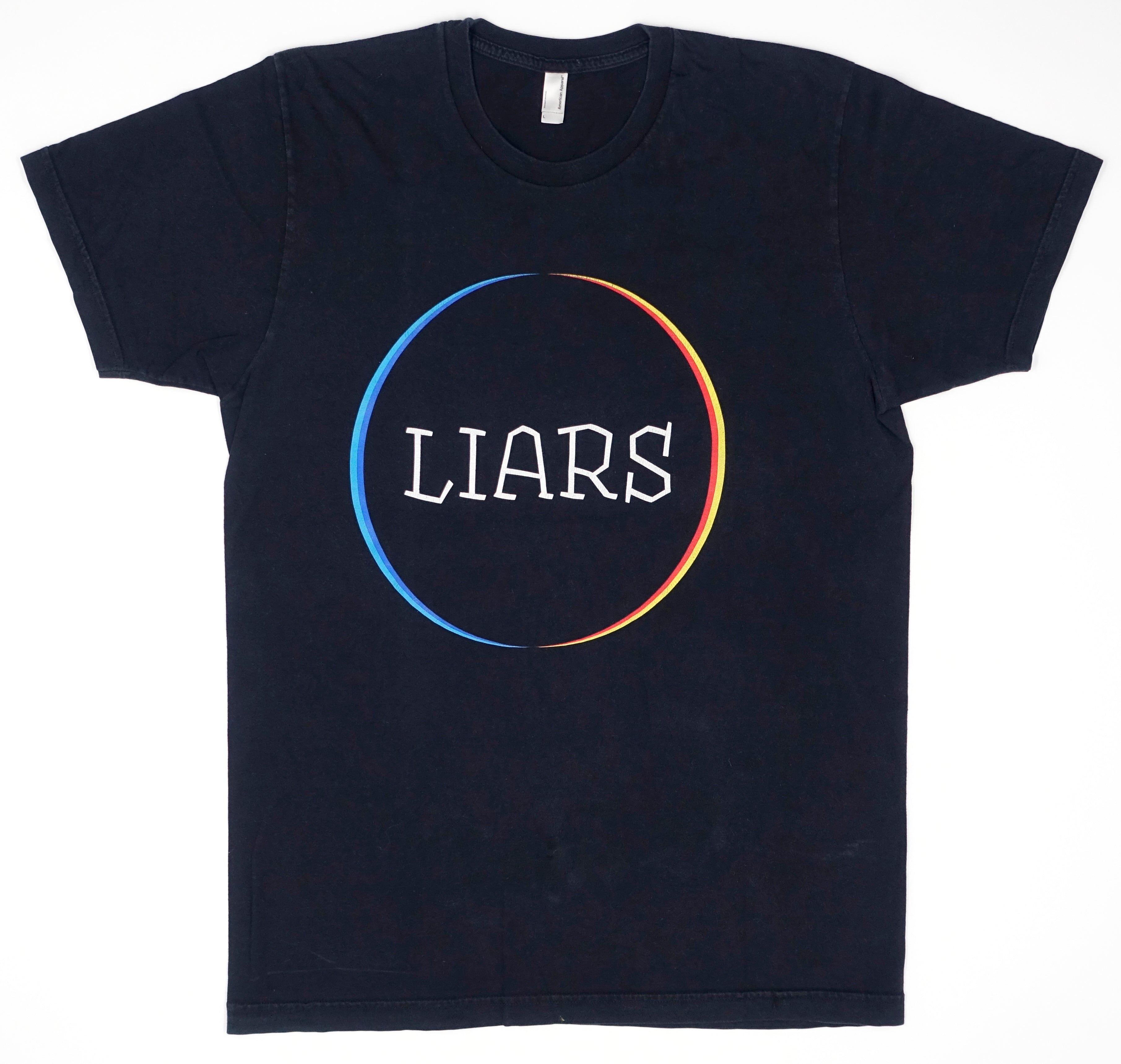 Liars - Liars Radio Session Circle Logo 2006 Tour Shirt Size Large