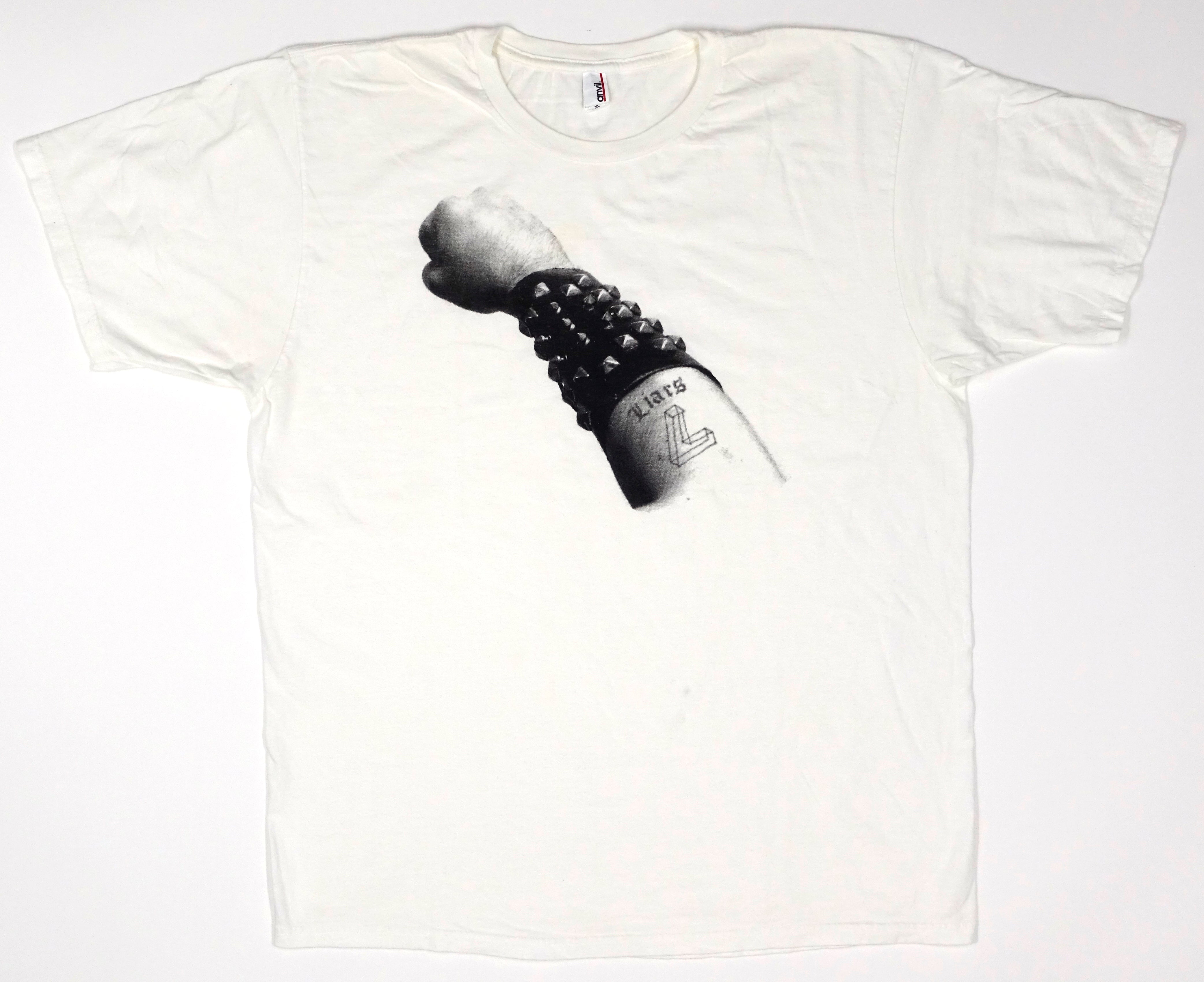 Liars - Punk Fist 2010 Tour Shirt Size XL