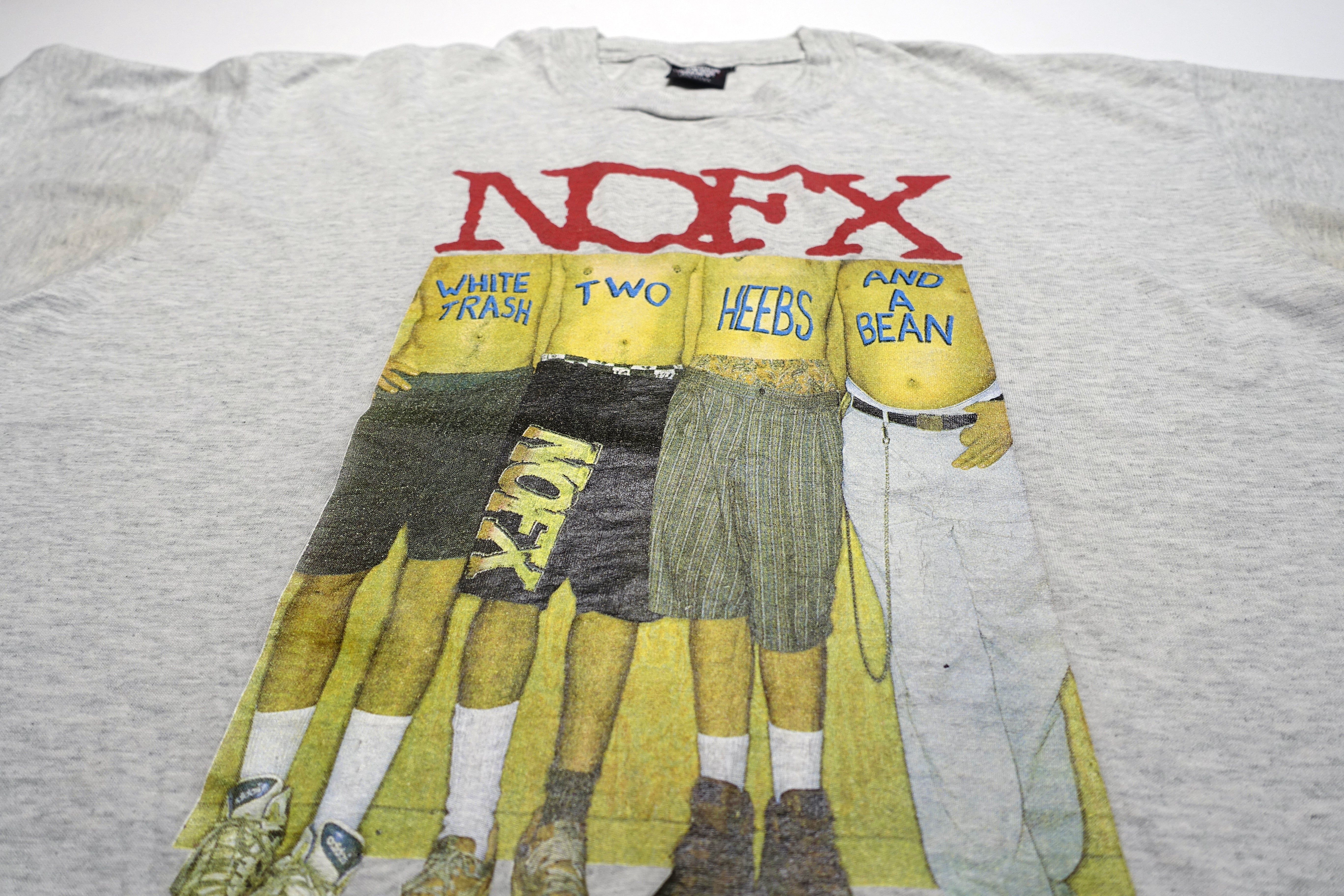 NOFX - White Trash, Two Heebs and A Bean 1992 Tour Shirt Size XL