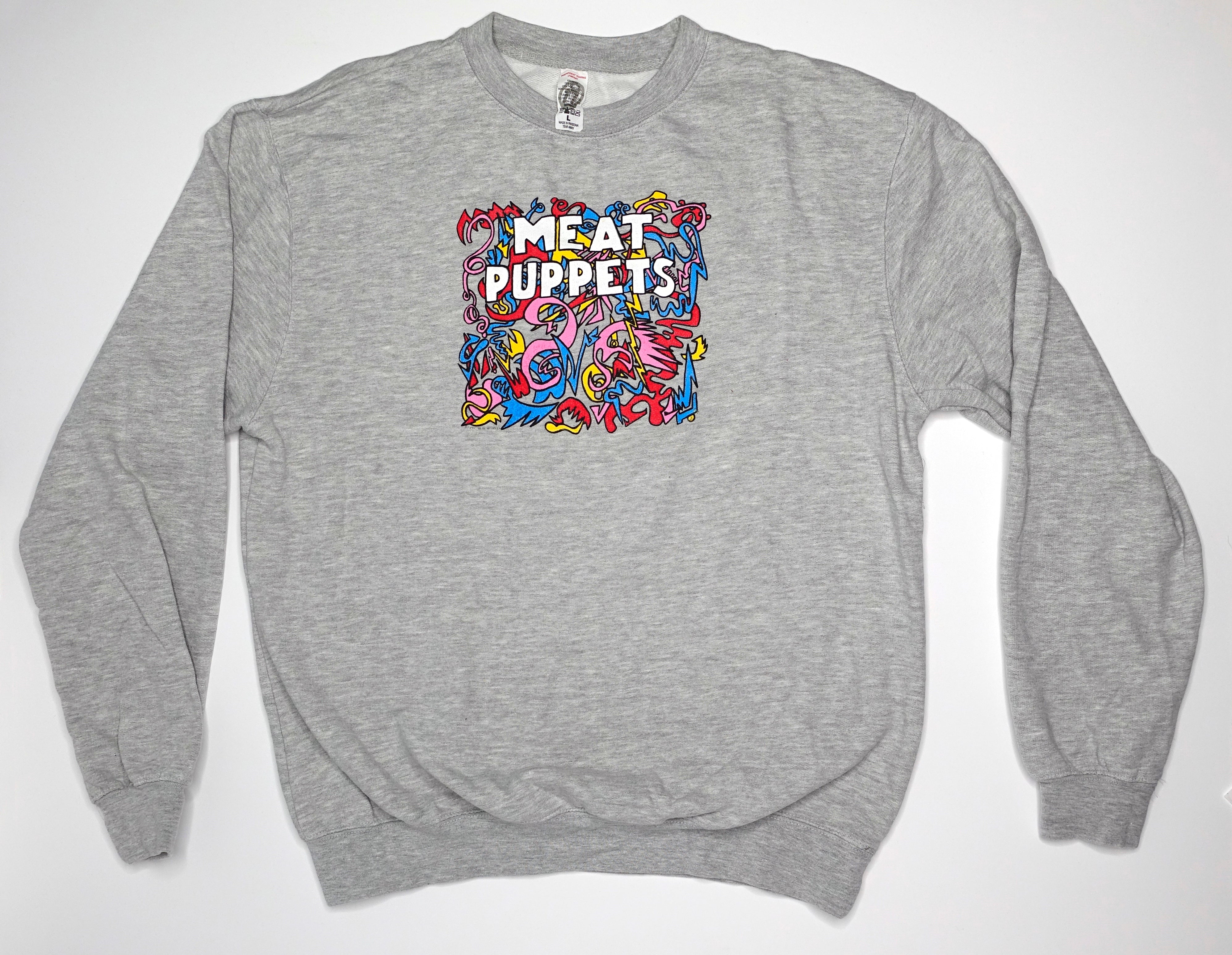 Meat Puppets - Mirage (Bootleg by Me) Sweat Shirt Size Large