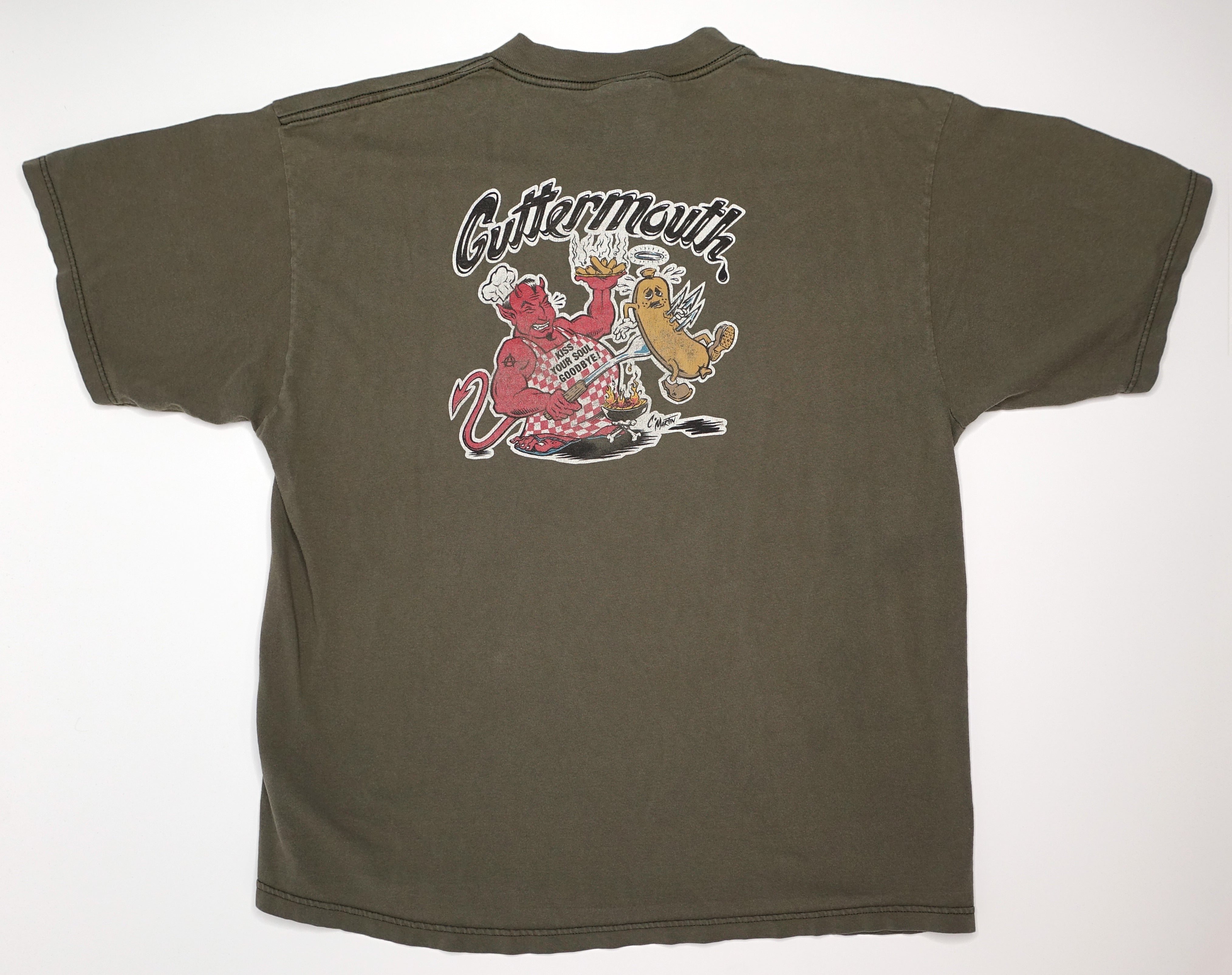 Guttermouth - Kiss Your Soul Goodbye 90's Tour Shirt Size XL