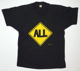ALL - Cautionage 1988 Tour Shirt Size XL
