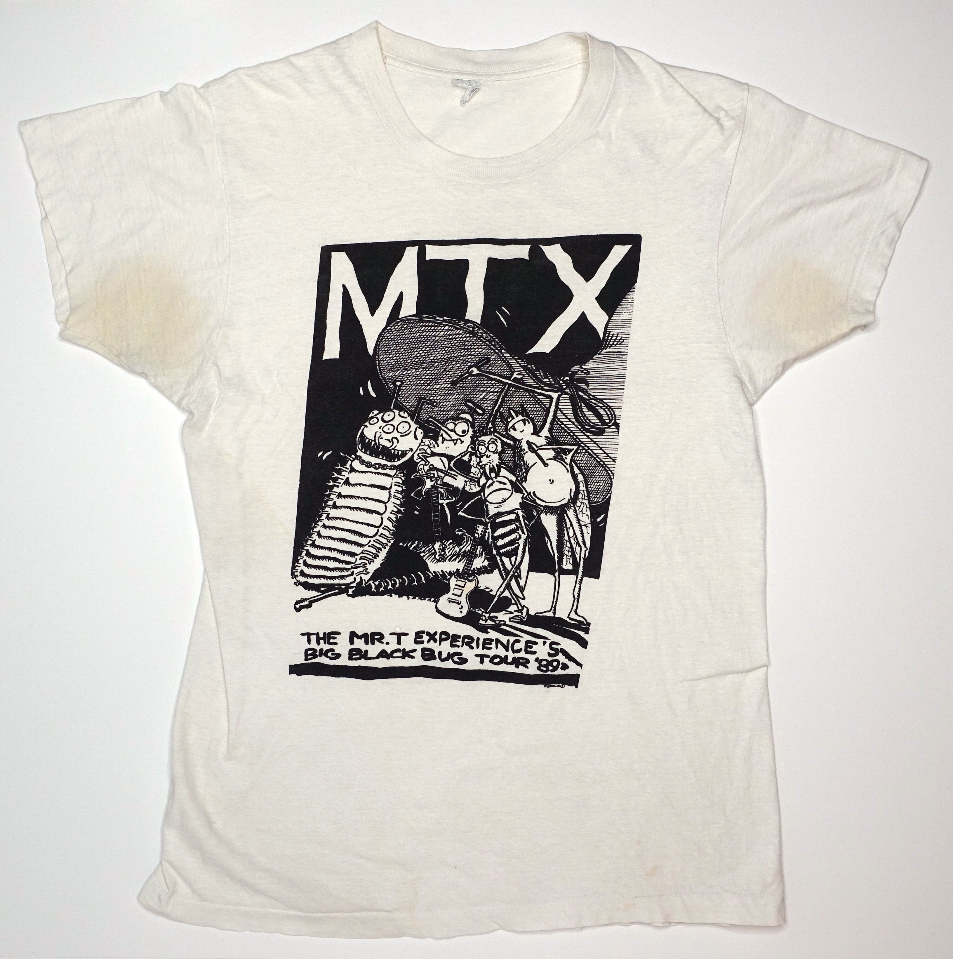Mr. T Experience ‎– Big Black Bug Tour 1989 Shirt Size Large