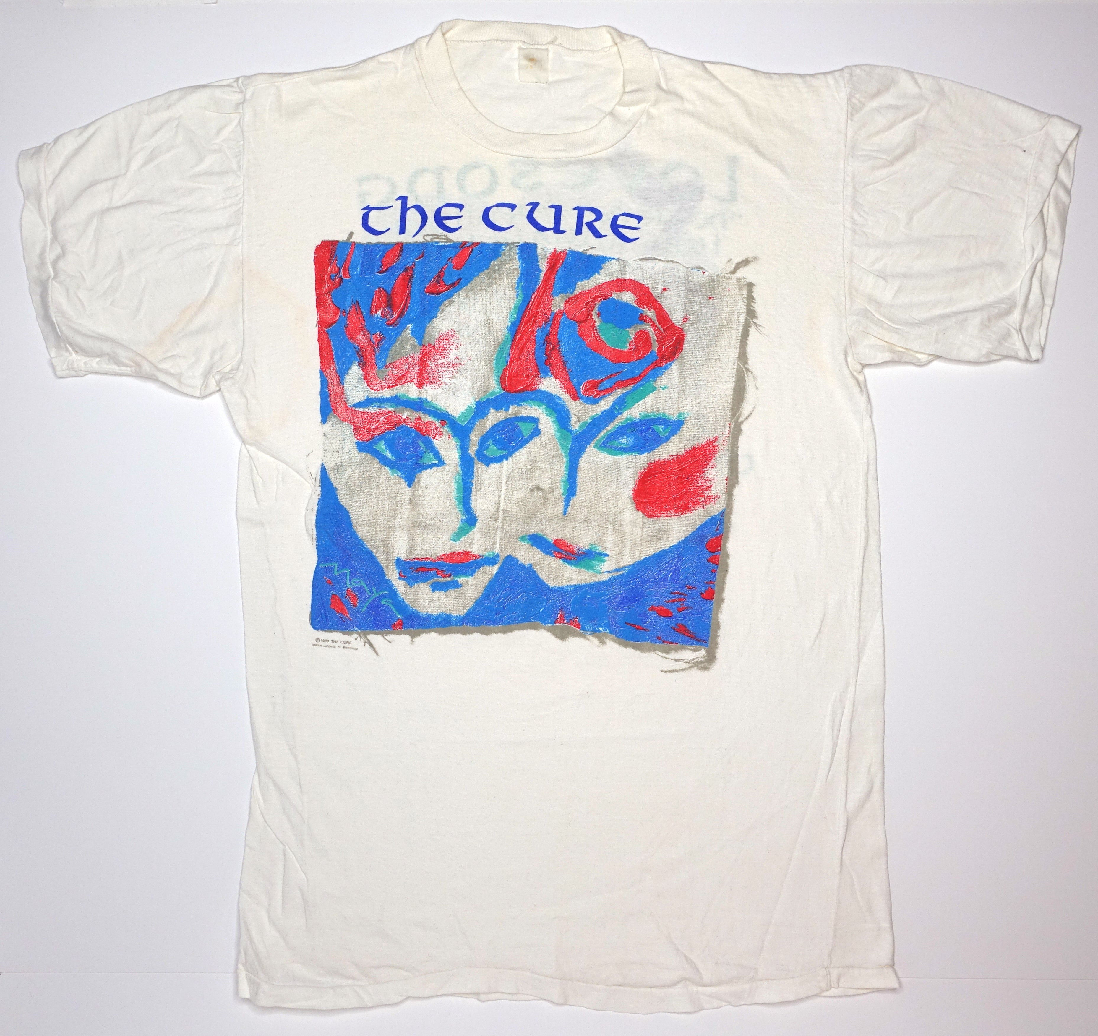 the Cure - Lovesong / Prayer 1989 Tour Shirt Size Large