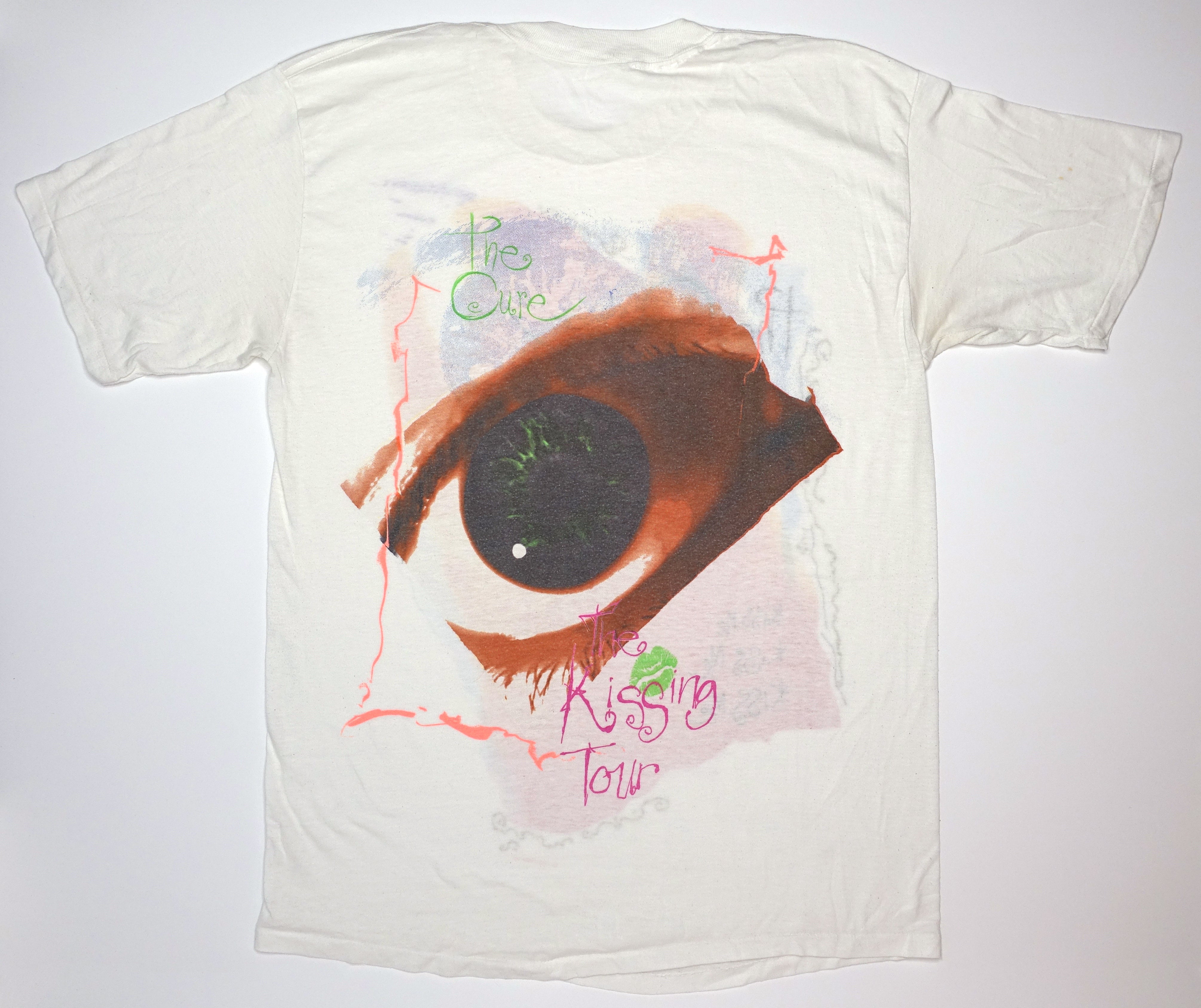 the Cure - Kiss Me, Kiss Me, Kiss Me 1987 Tour Shirt Size XL