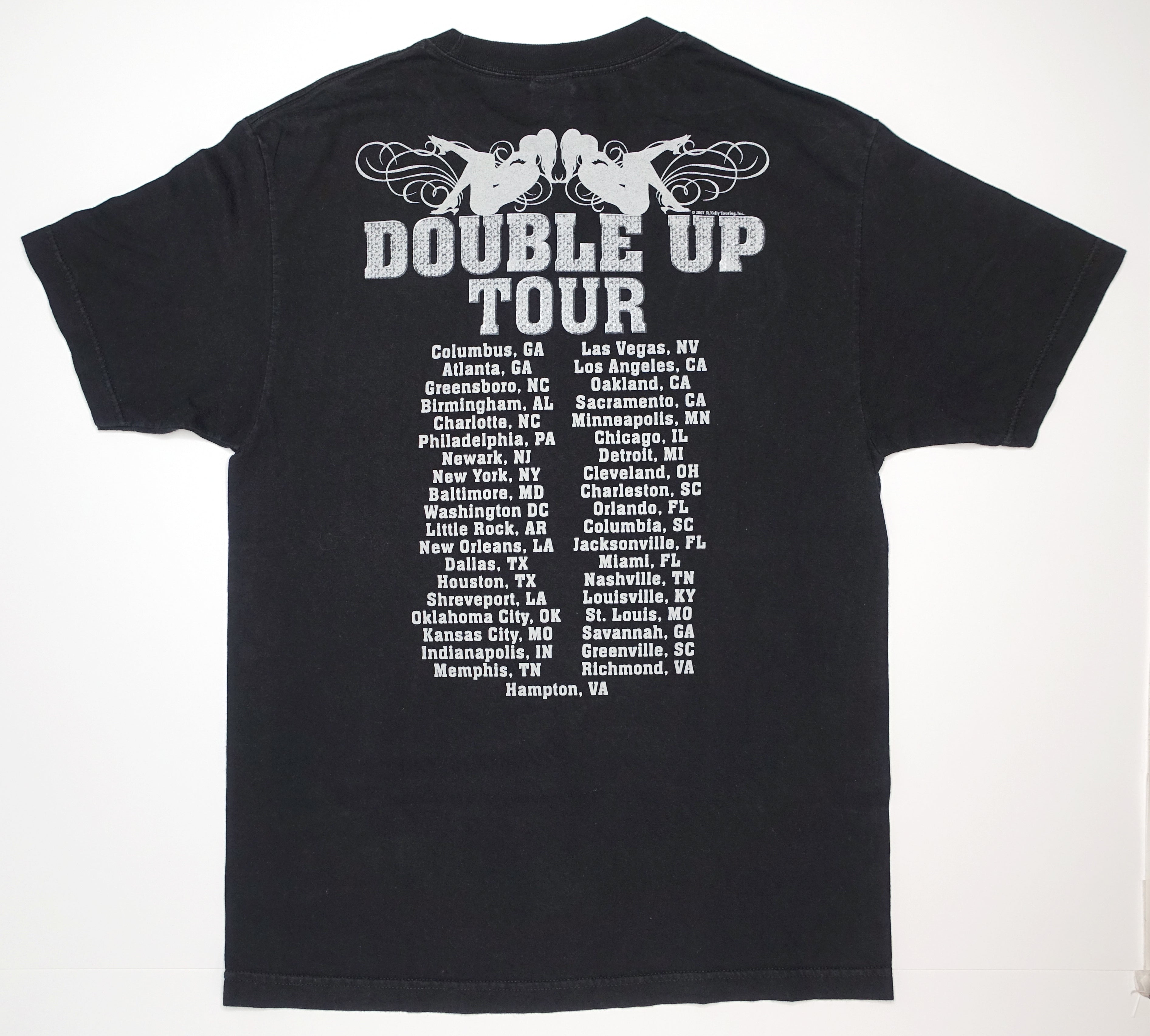 R. Kelly - Double Up 2007 Tour Shirt Size Large