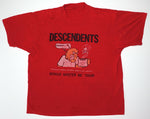 Descendents - Bonus Winter 1986 Tour Shirt Size XL