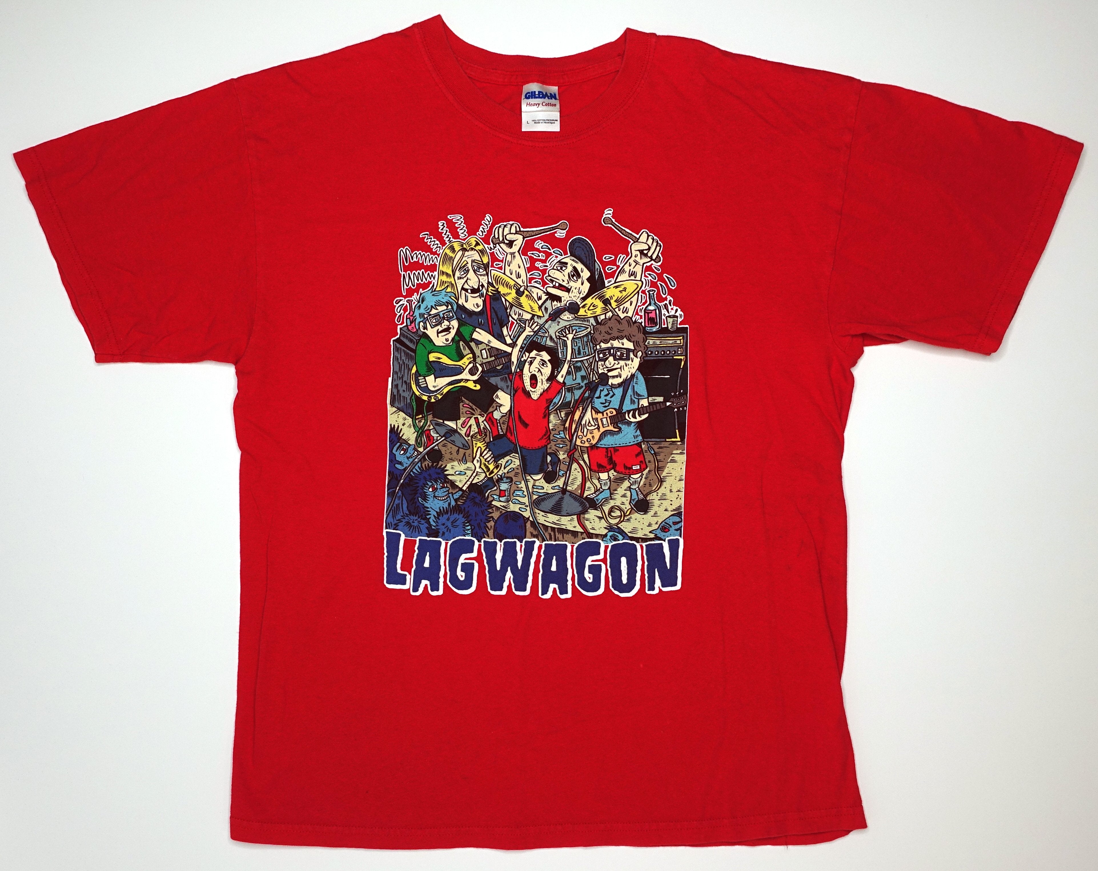 Lagwagon - TM Paint Live 2008 Tour Shirt Size Large