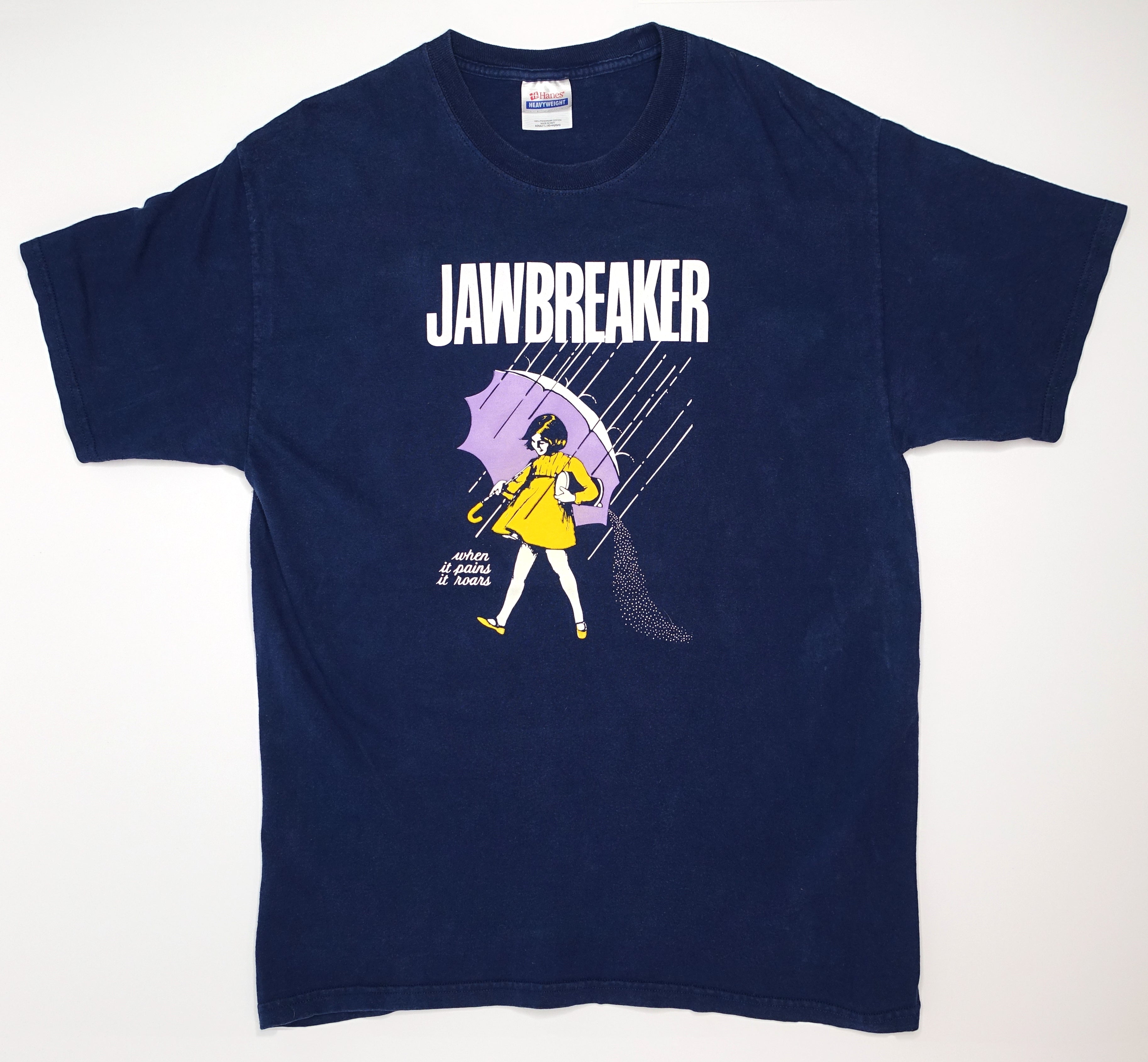 Jawbreaker - When It Pains Its Roars 90's/00's Shirt (Hanes) Size Large