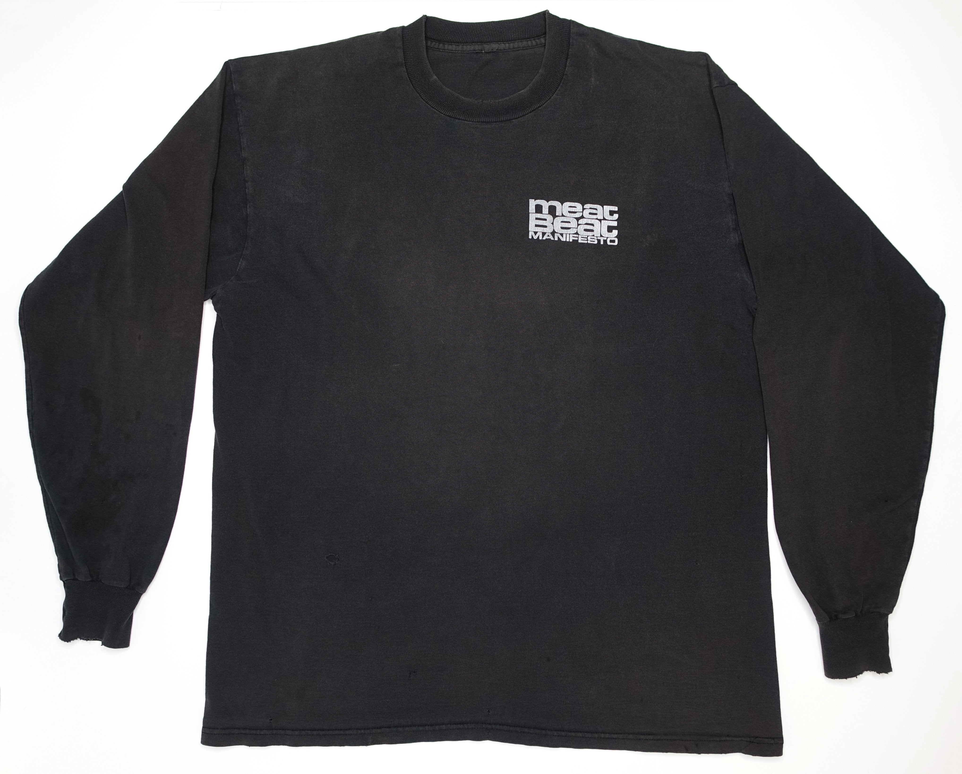 Meat Beat Manifesto ‎– Satyricon 1992 Tour Long Sleeve Shirt Size XL