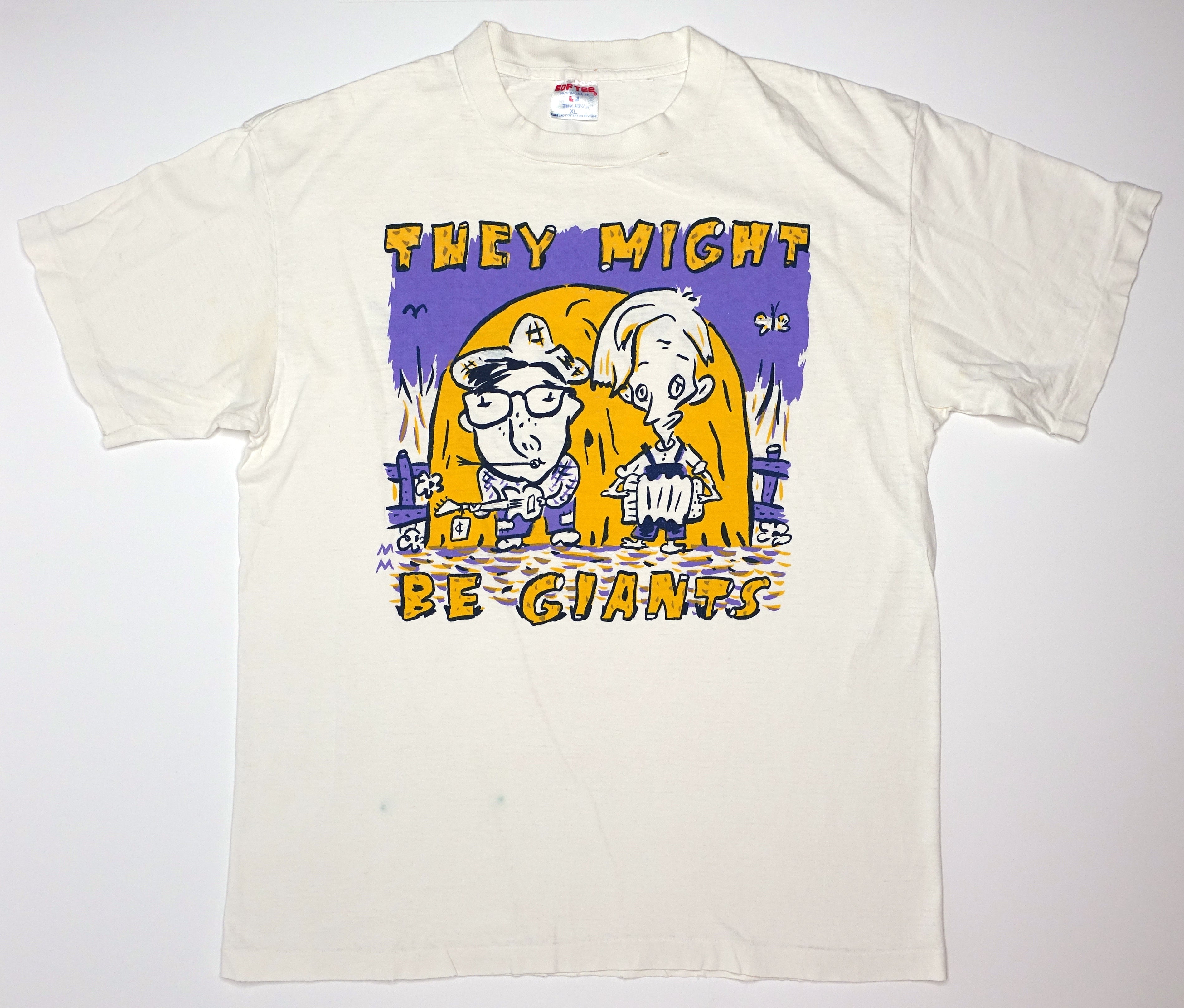 They Might Be Giants - Hayseed John's / Flood 1992 Tour Shirt Size XL