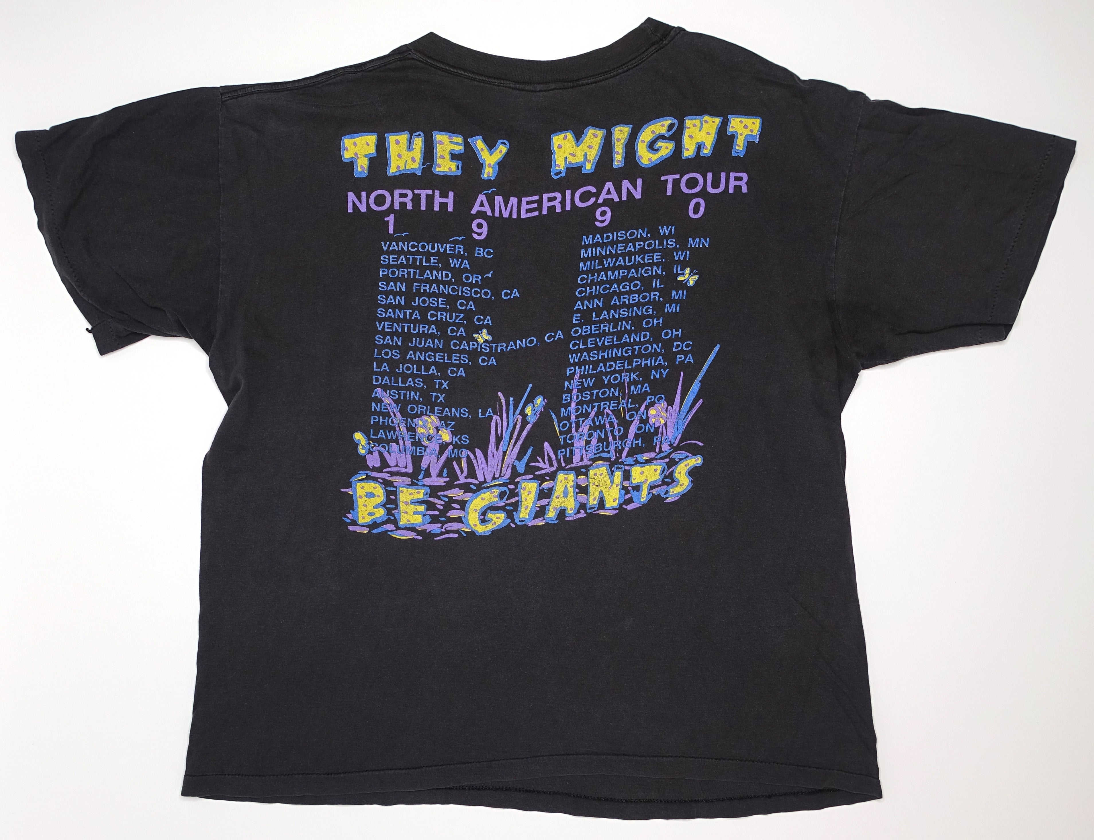 They Might Be Giants - Flood 1990 North American Tour Shirt Size XL