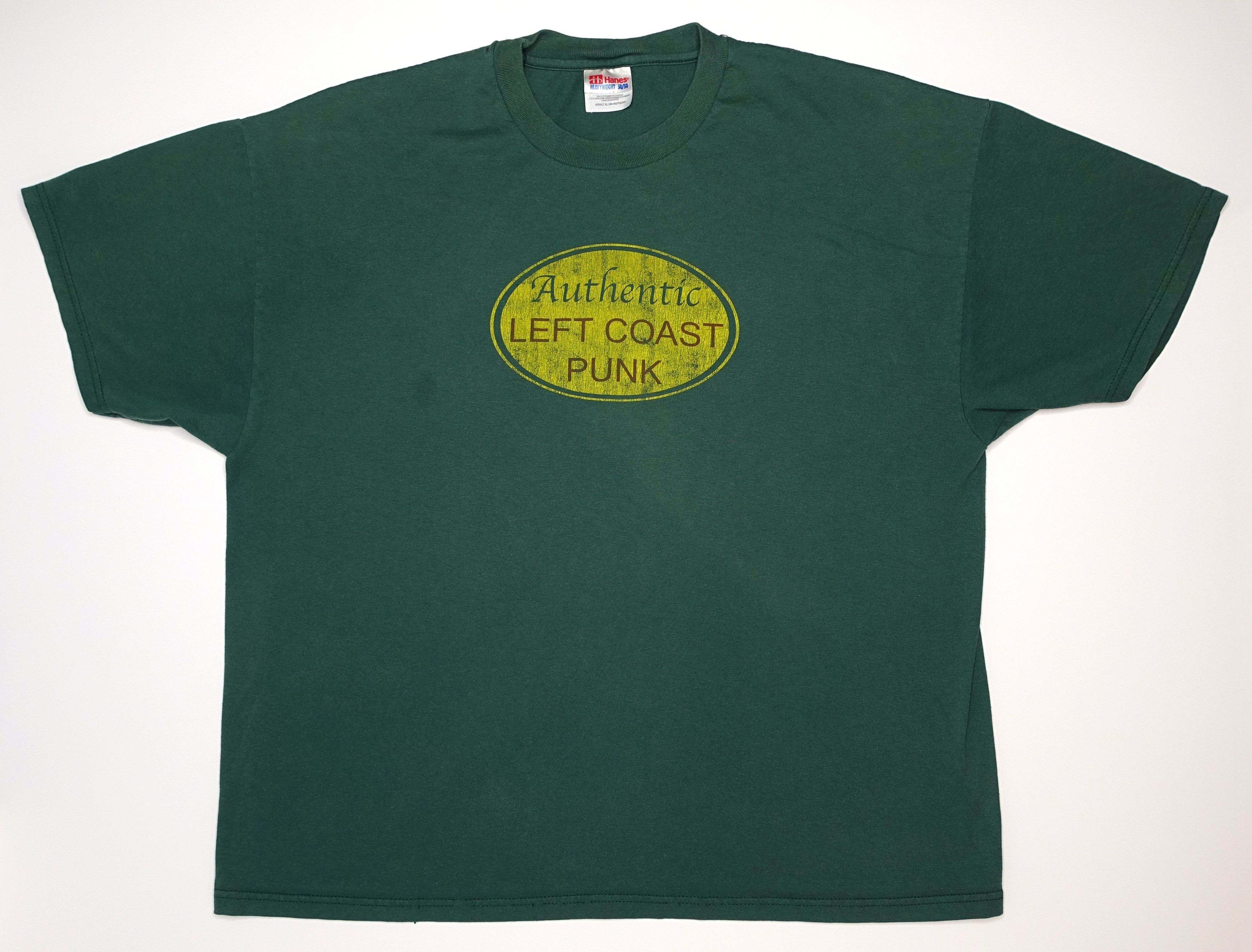 MxPx ‎– Authentic Left Coast Punk Tour Shirt Size XL