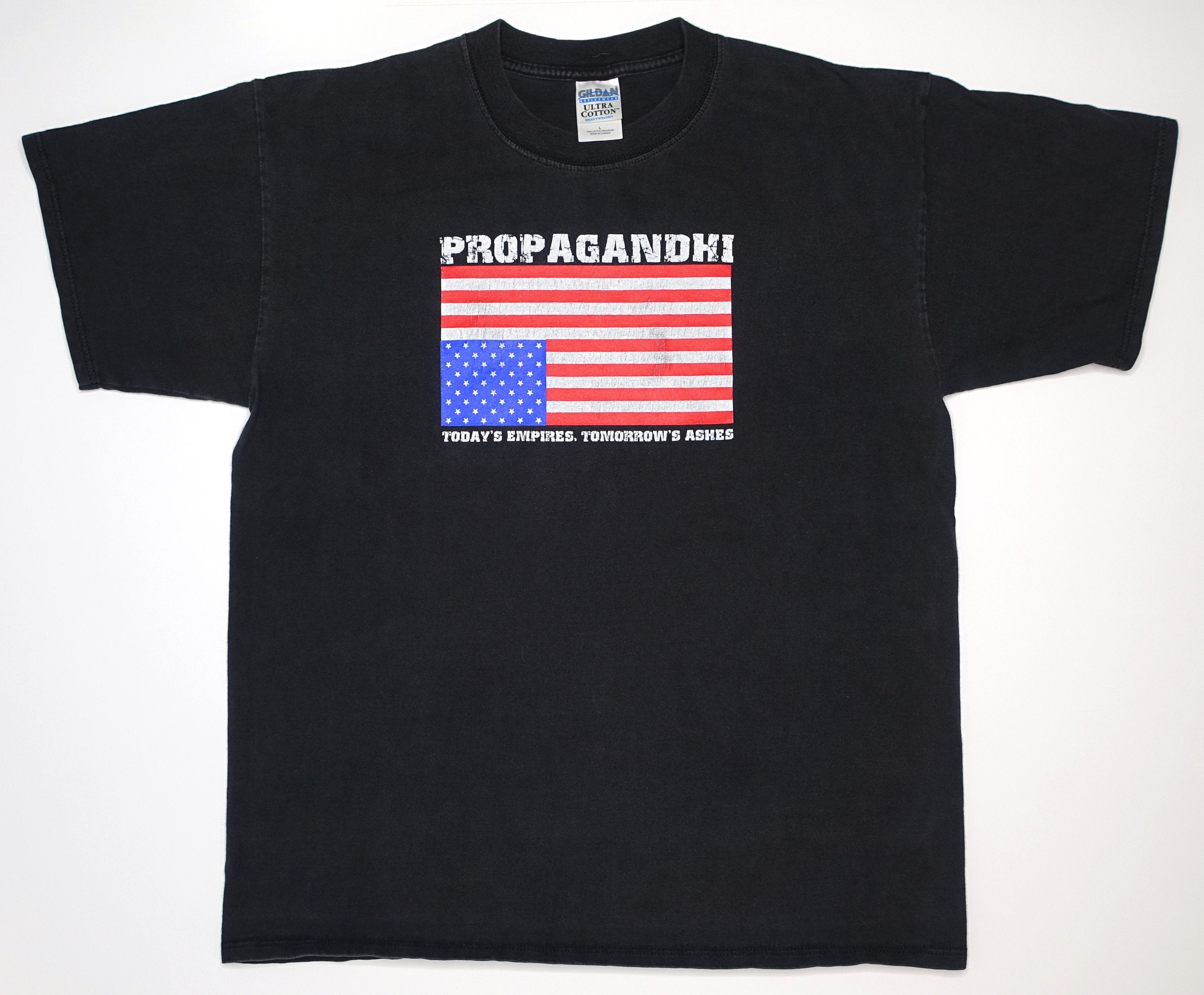 Propagandhi - Today's Empire, Tomorrow's Ashes (Upside Down Flag) 2001 Promo/ Mail-Order? Shirt Size Large