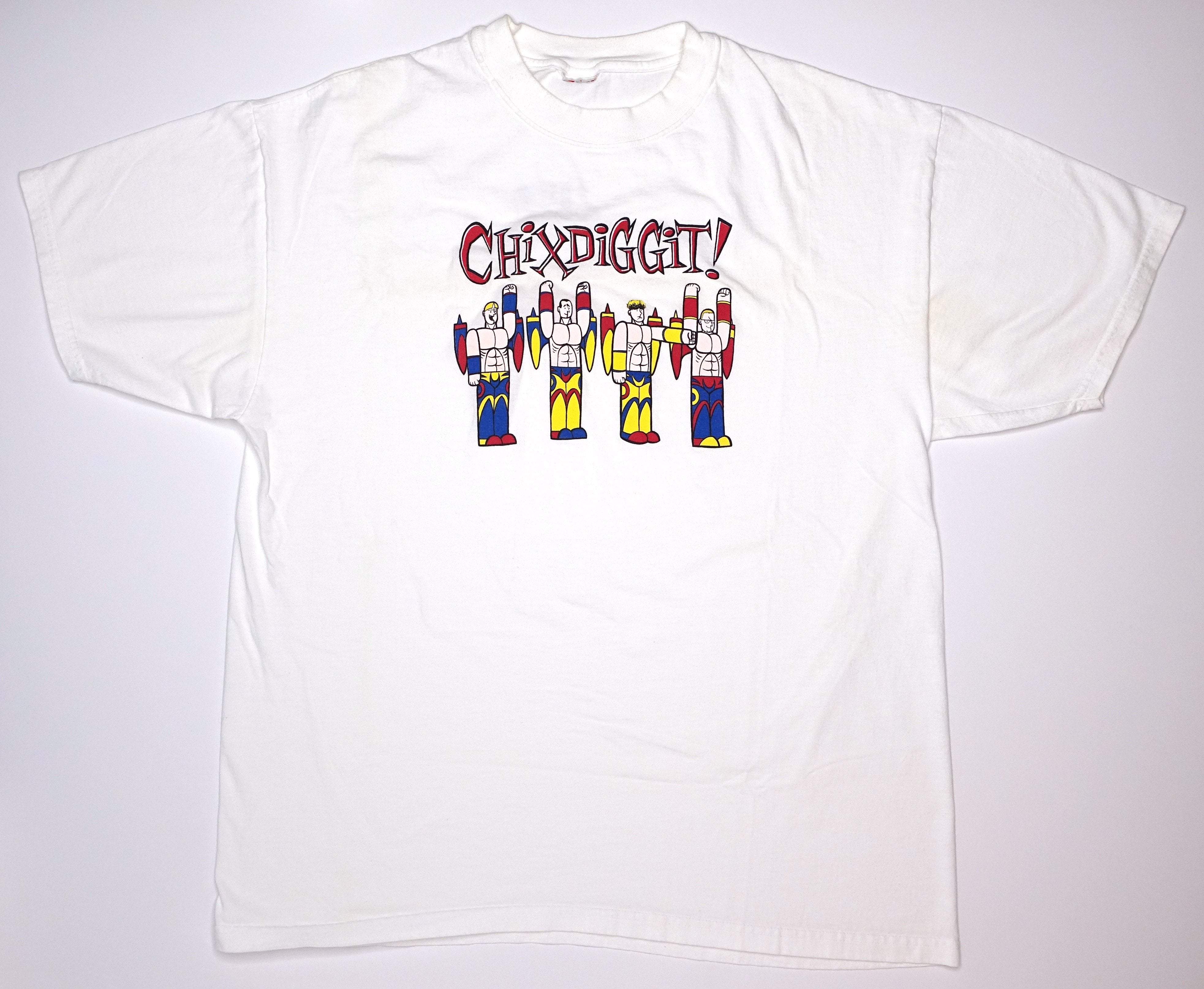 Chixdiggit! - Born On The First Of July 1998 Tour Shirt Size XL