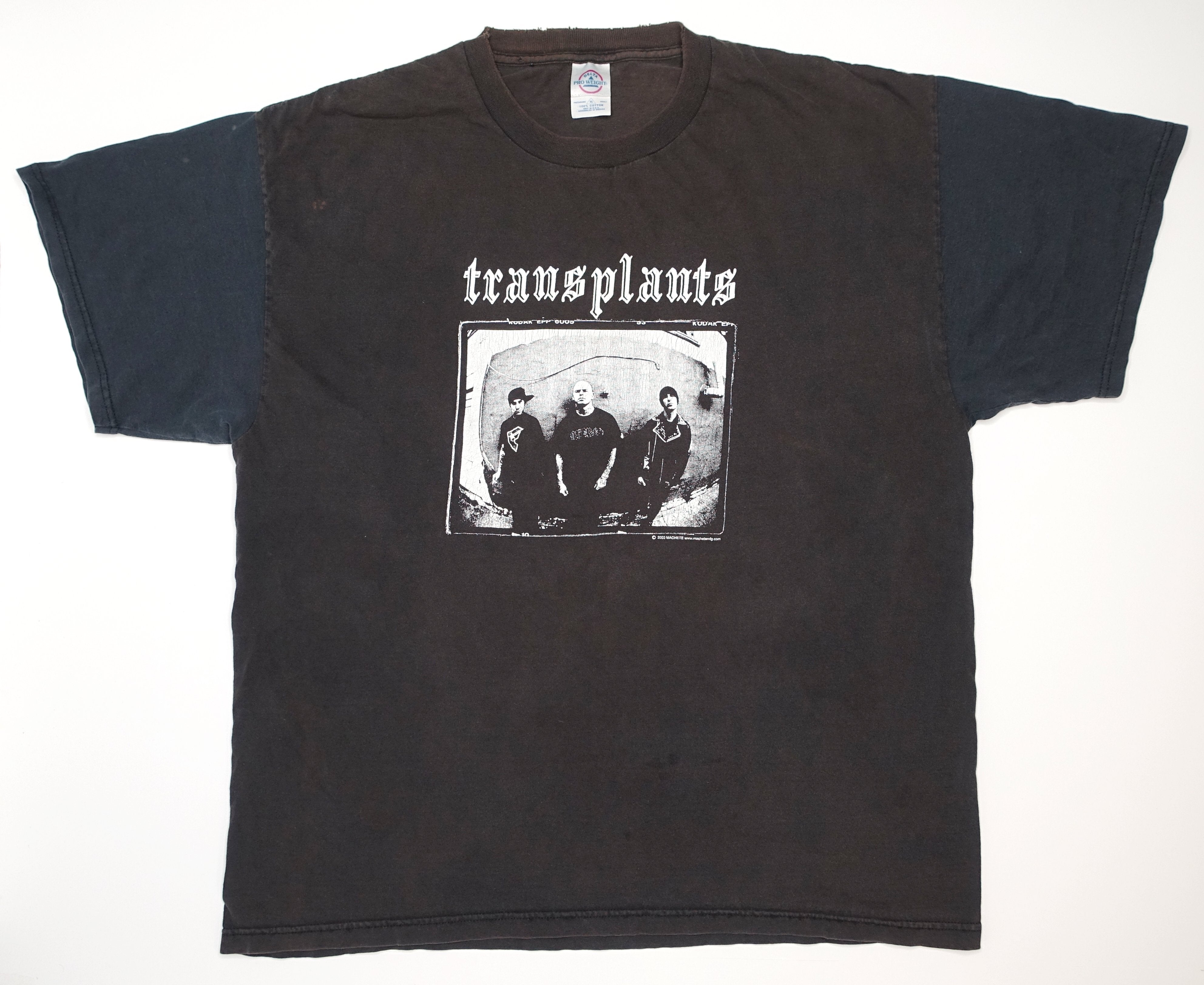 Transplants - Band Photo 2003 Tour Shirt Size XL