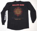 Rollins Band - the End of Silence 1992 European Tour Long Sleeve Shirt Size Large