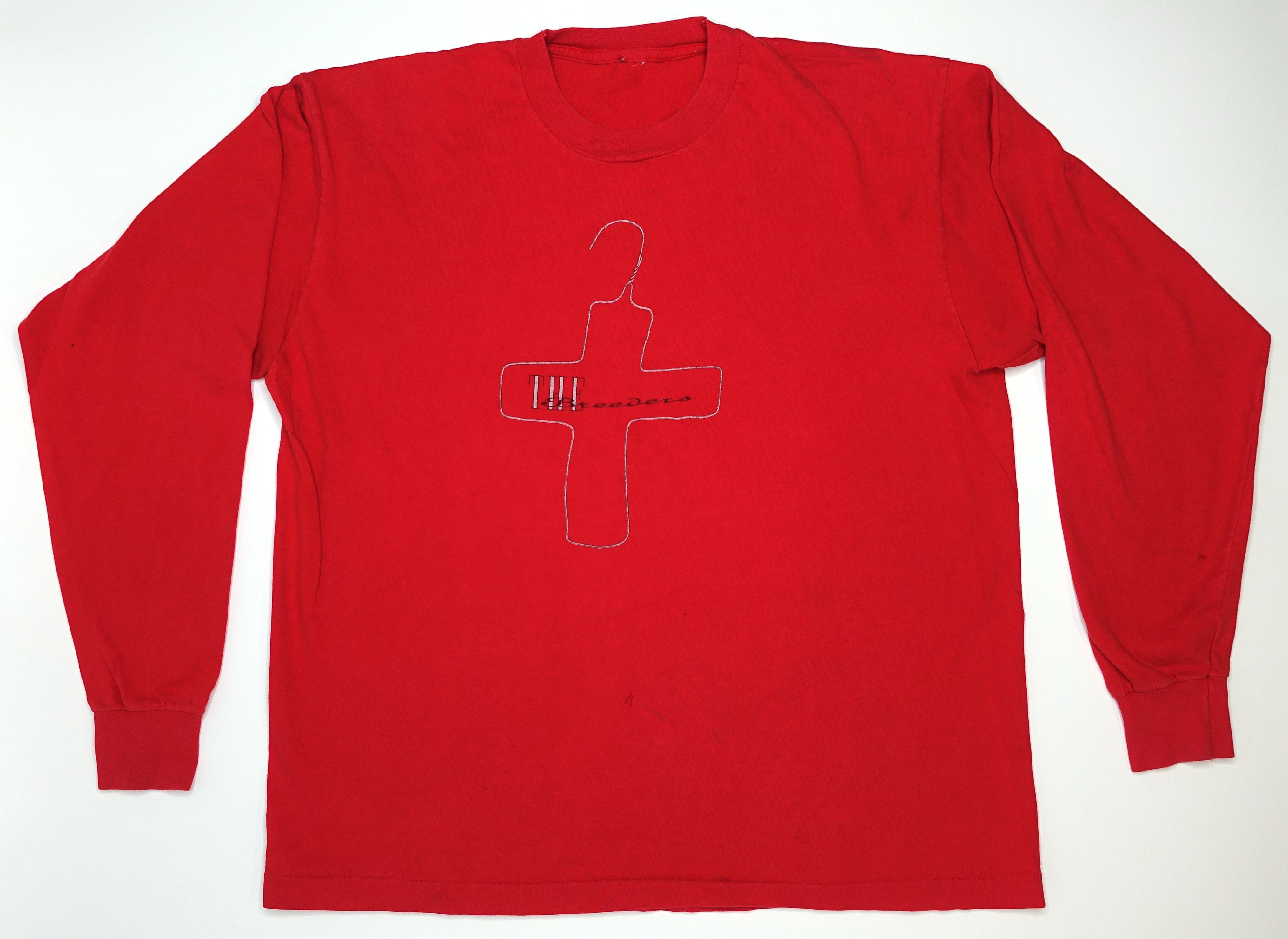 the Breeders - Coat Hanger Cross Long Sleeve Tour Shirt Size XL