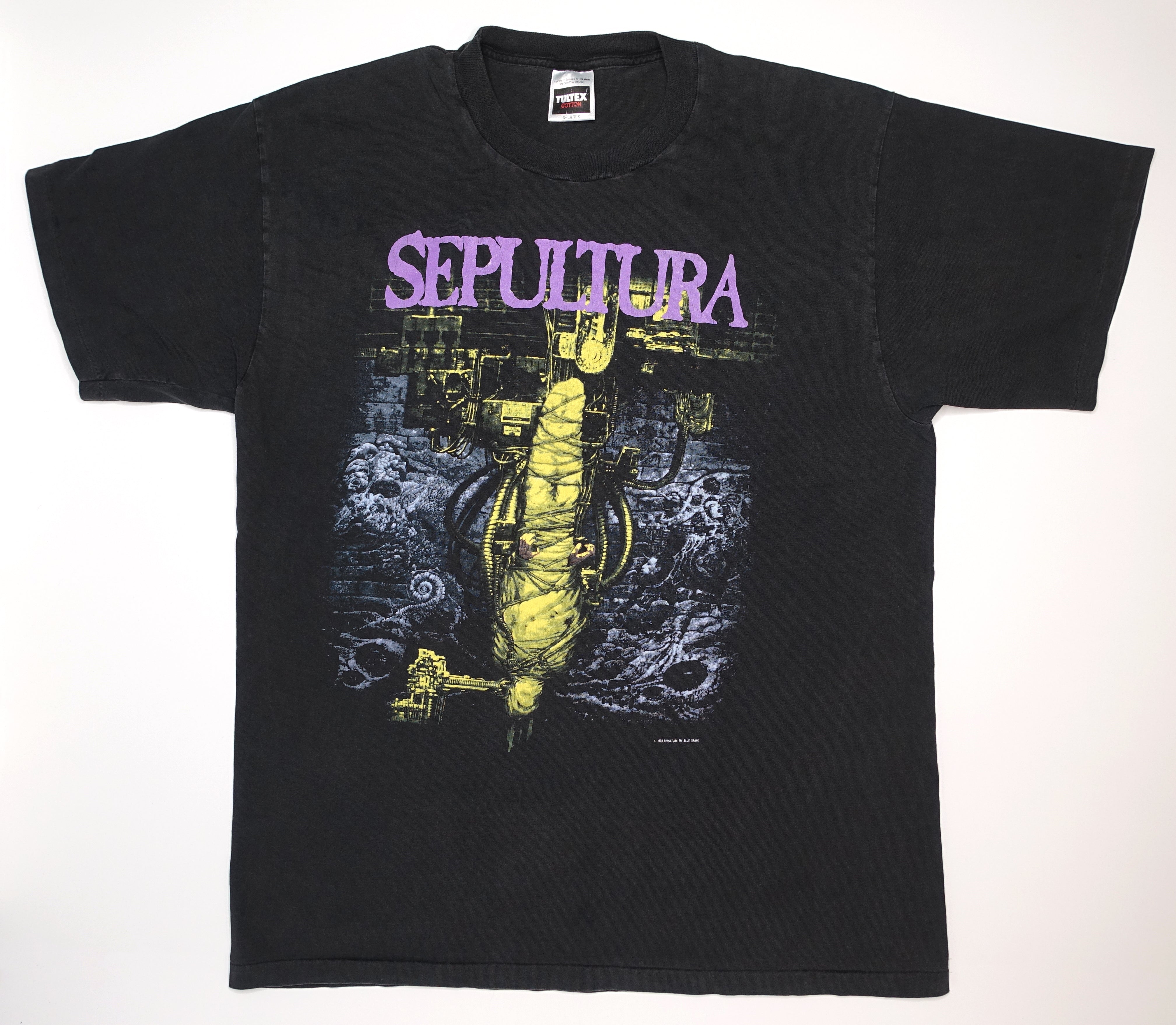 Sepultura - Chaos A.D. 1994 North American Tour Shirt Size XL