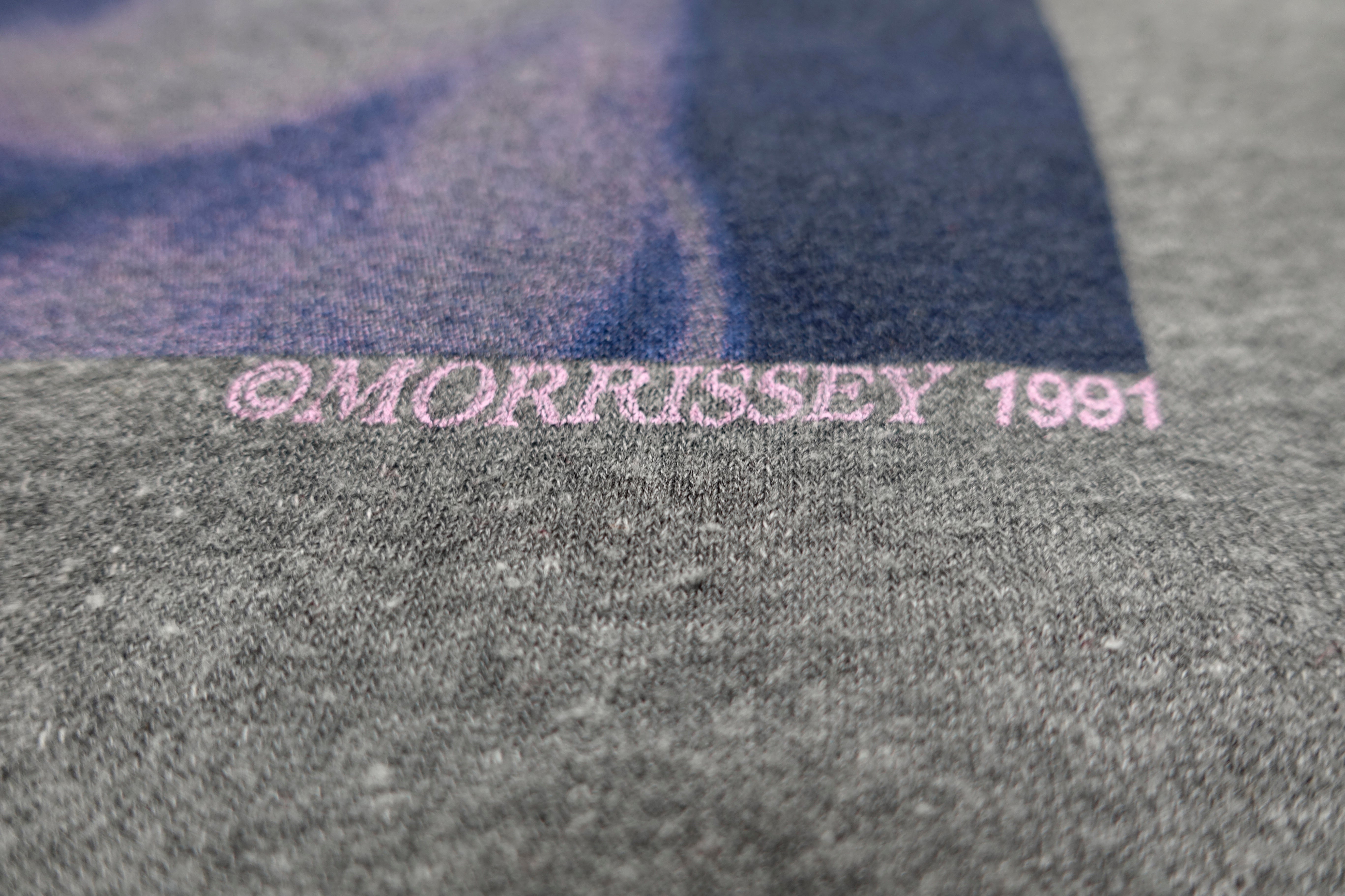 Morrissey – Harvey Keitel Kill Uncle 1991 Tour Grey Misprint Sweat Shirt (Bootleg by Me) Size XL