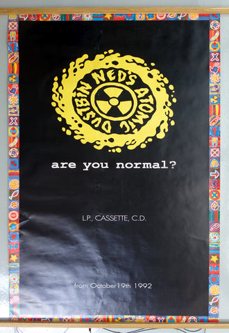 Ned's Atomic Dustbin - Are You Normal? / God Fodder UK Tour 40" X 60" 1992 Subway Poster