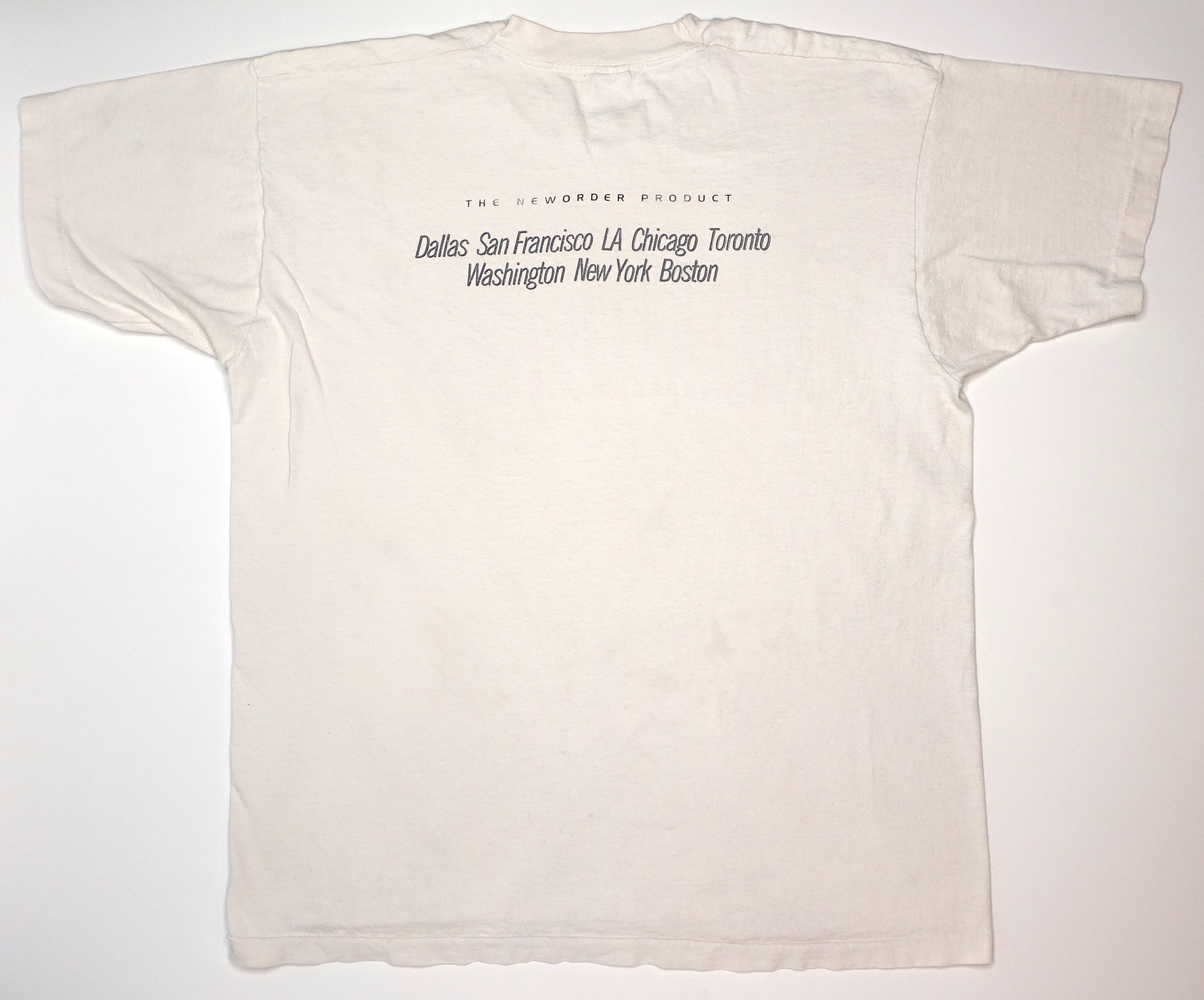 New Order - Republic Barcode 1993 US Tour Shirt Size XL