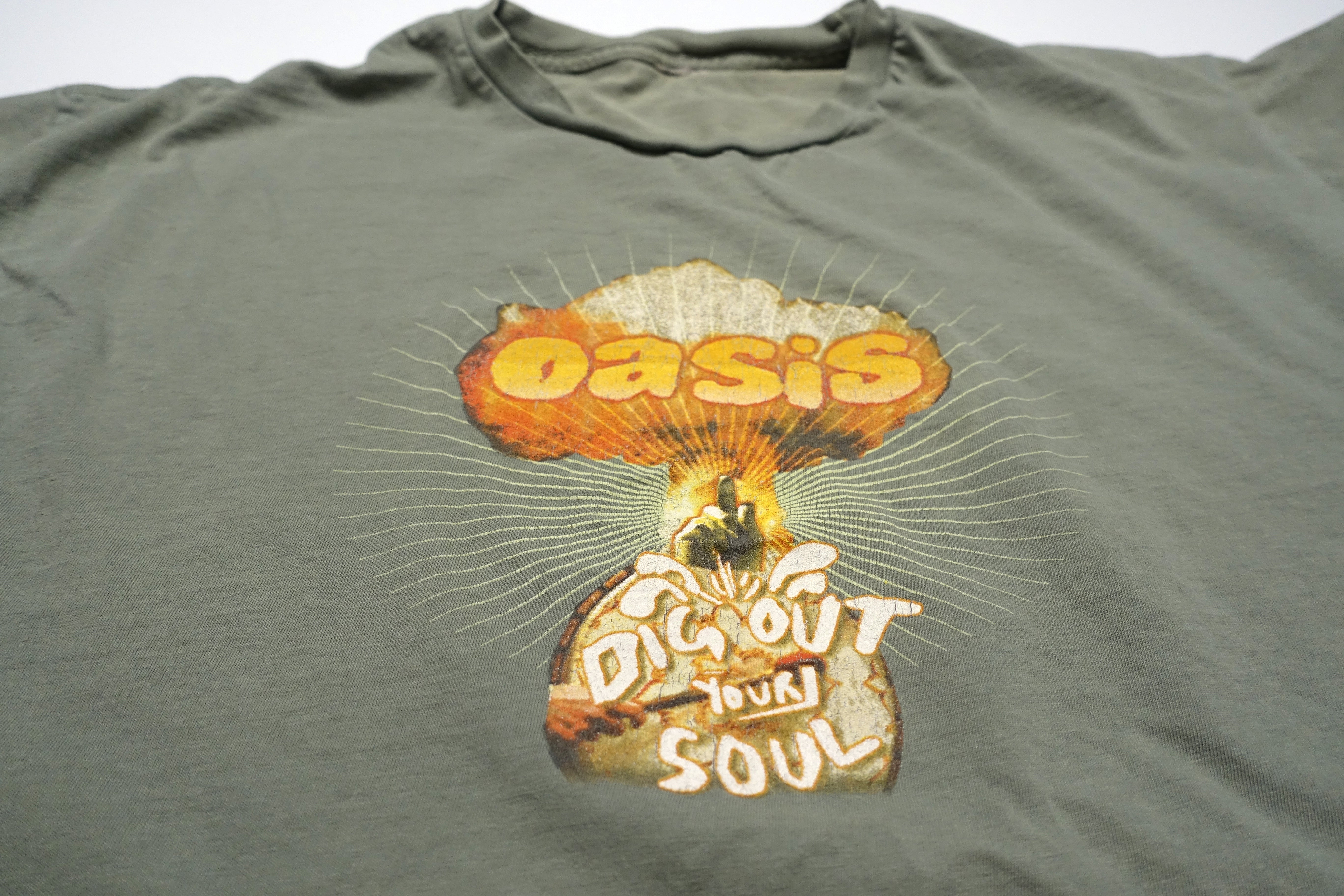 Oasis - Dig Out Your Soul Mushroom Cloud 2008 Tour Shirt Size XL
