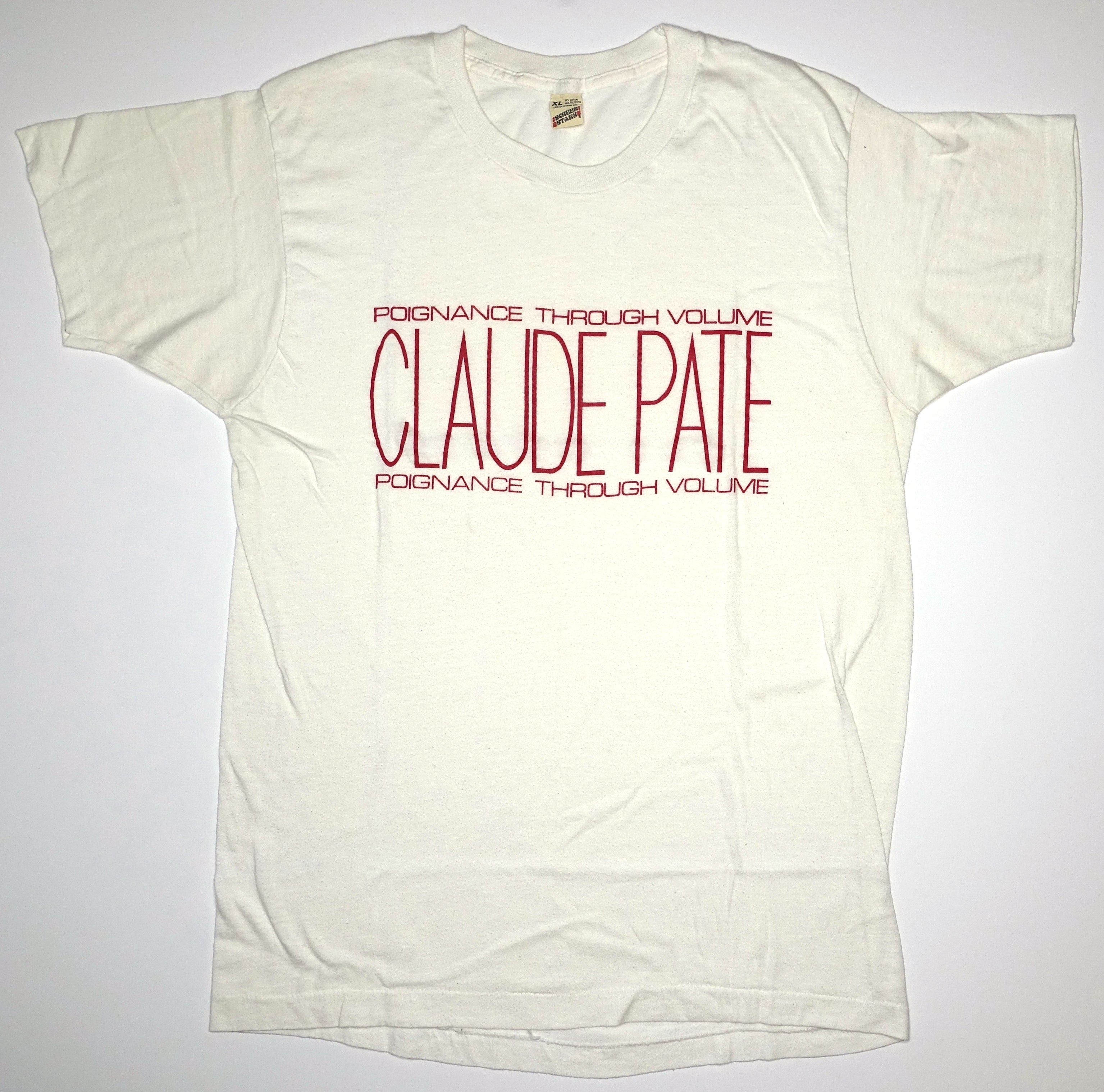 Claude Pate - Poignance Through Voulume 1986 Vintage Tour Shirt Size XL