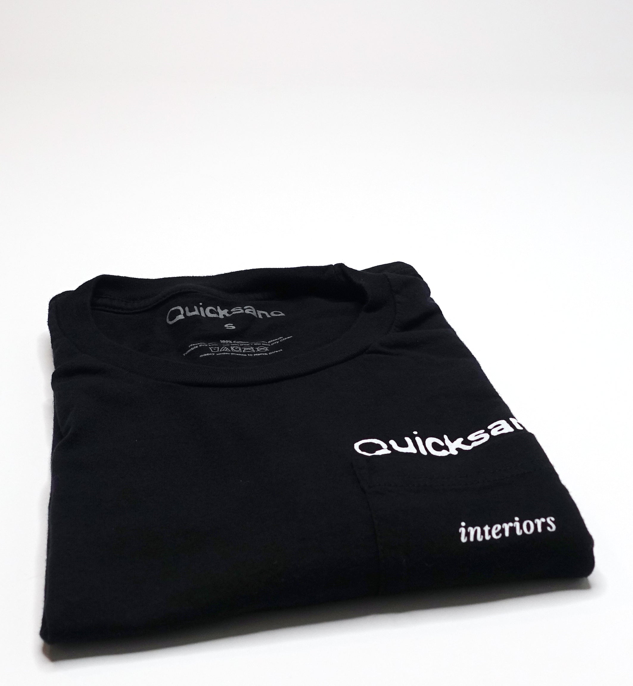 Quicksand ‎– Interiors Pocket 2017 Tour Shirt Size Small