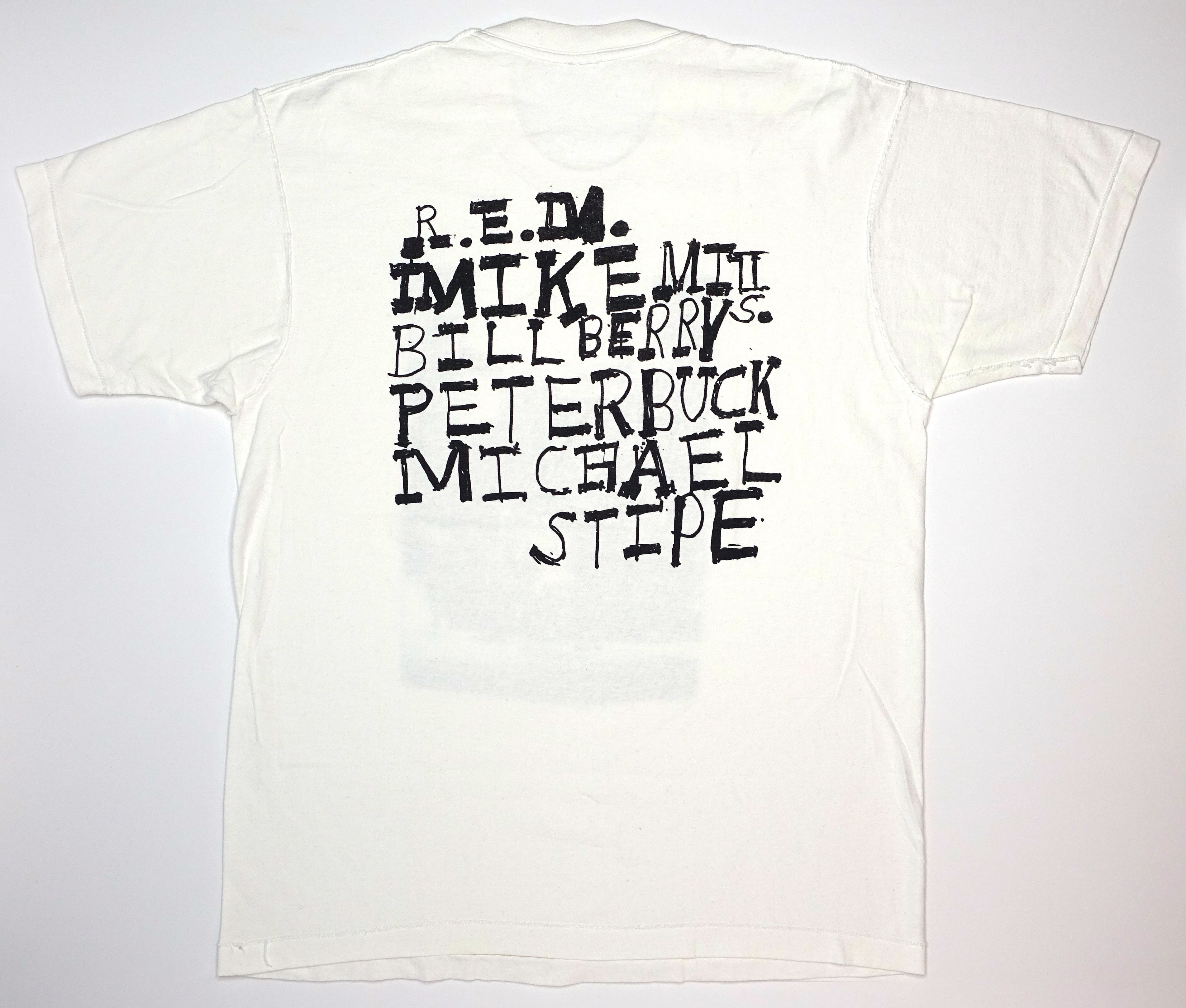 R.E.M. ‎– "Inside Out" Out Of Time 1991 Tour Shirt Size XL