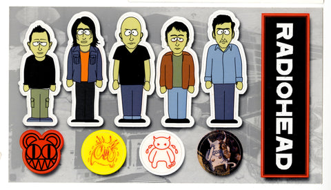Radiohead - I Might Be Wrong South Park 2001 Promo Only Die Cut Sticker
