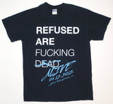 Refused - ...Are Fucking Alive 04/12/2012 Glasshouse Tour Shirt Size Medium
