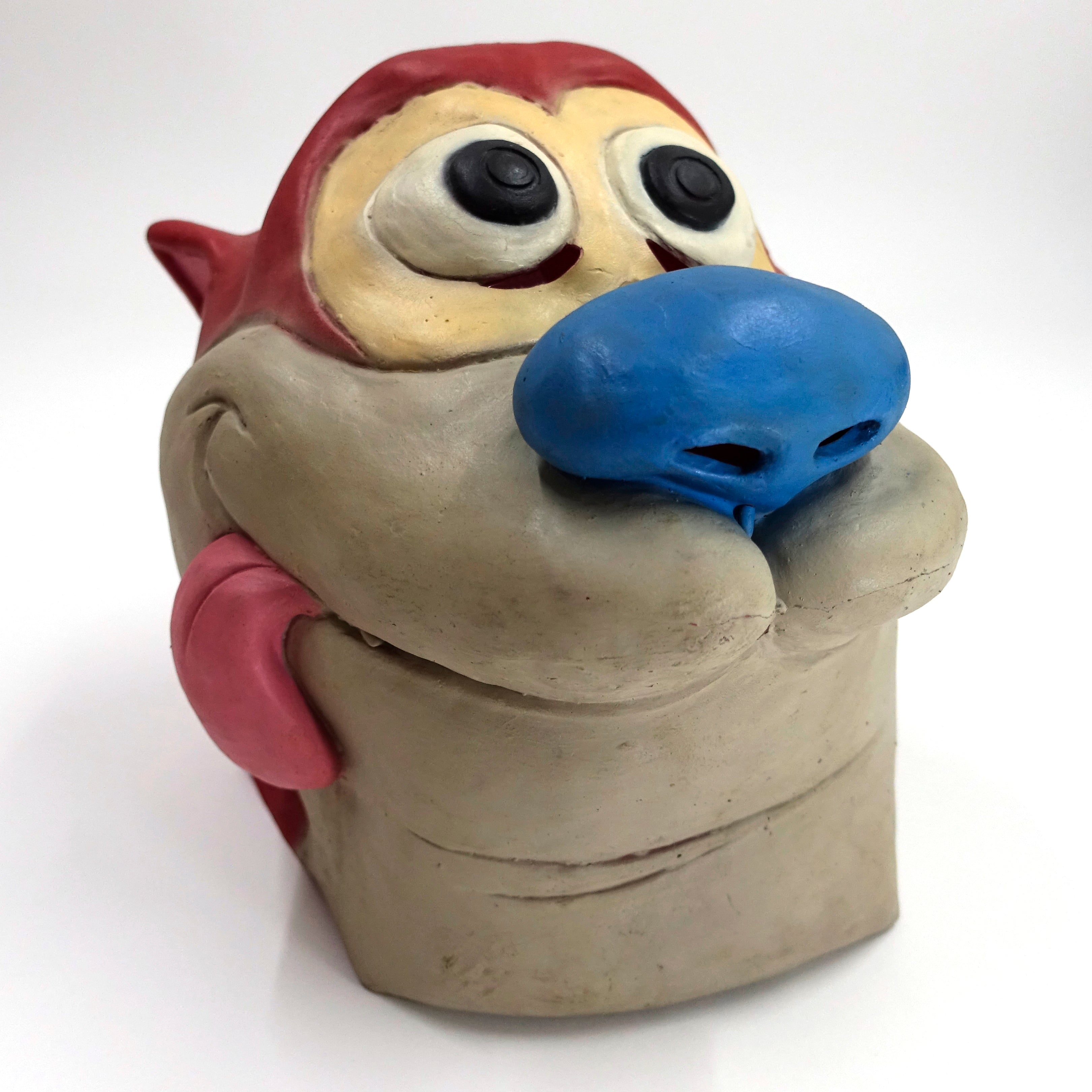 Ren & Stimpy - 90's Stimpy Latex Mask