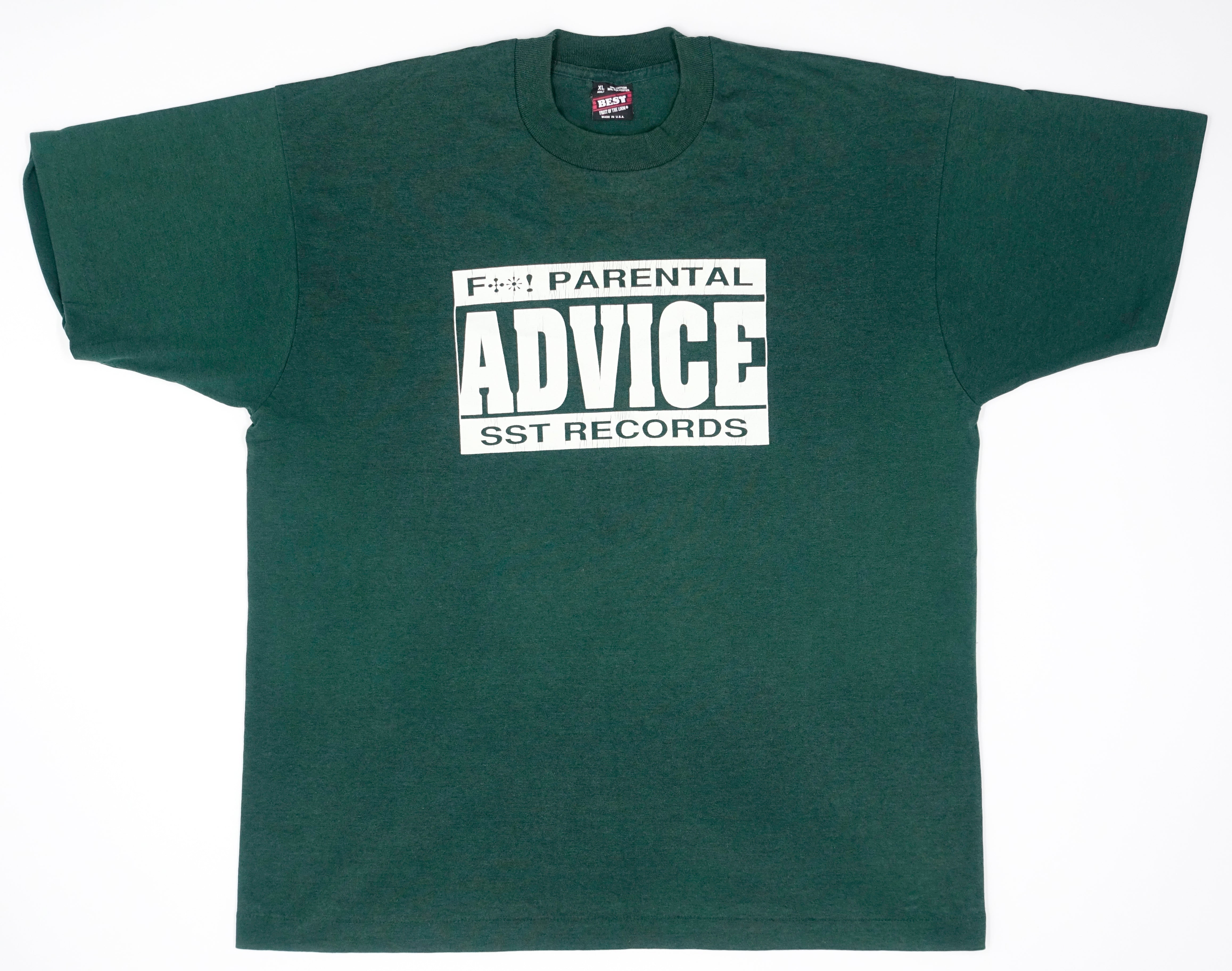 SST Records - Fuck Parental Advice Logo Shirt Size XL