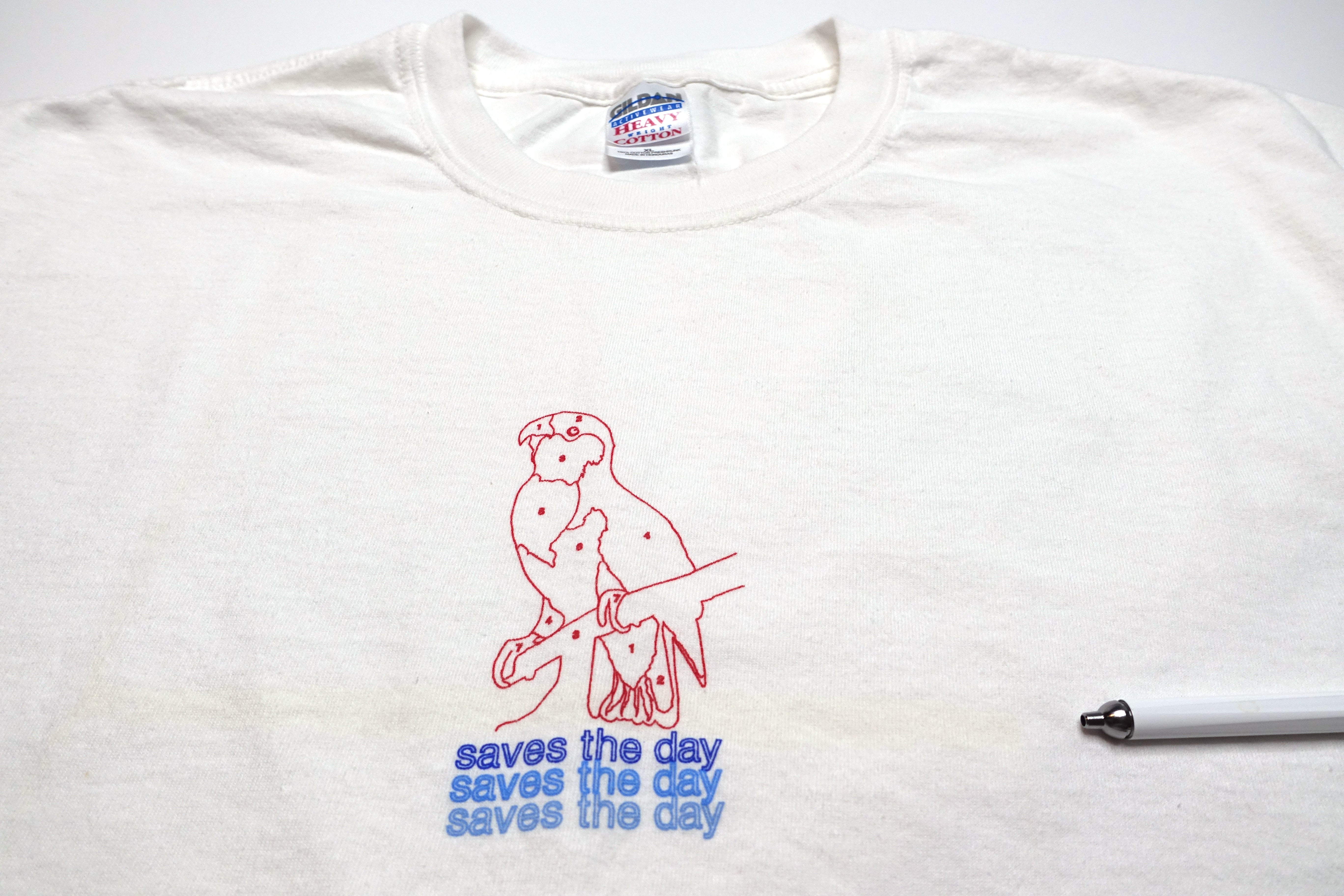 Saves The Day - Paint By Numbers Parrot Early 00's Tour Shirt Size XL